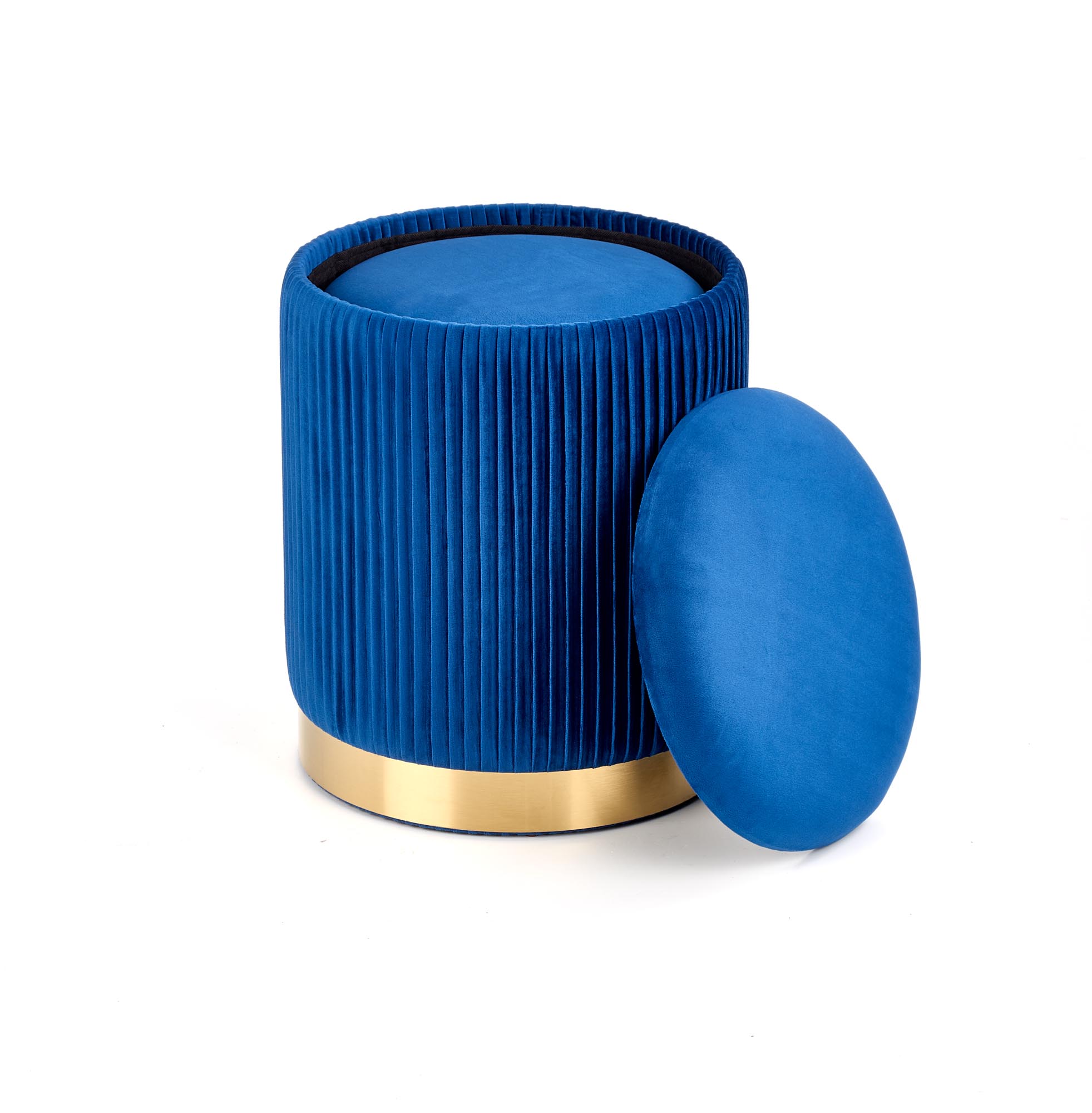 MONTY set of two stools: color: dark blue - slika 7
