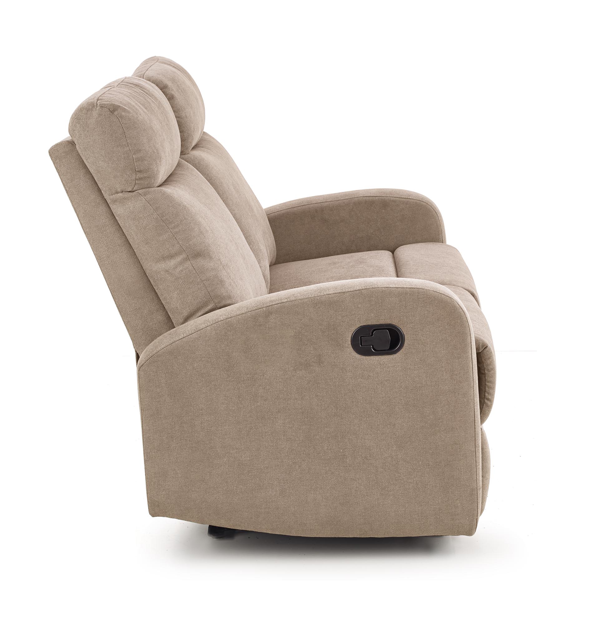 OSLO 2S sofa with recliner fucntion color: beige - slika 2