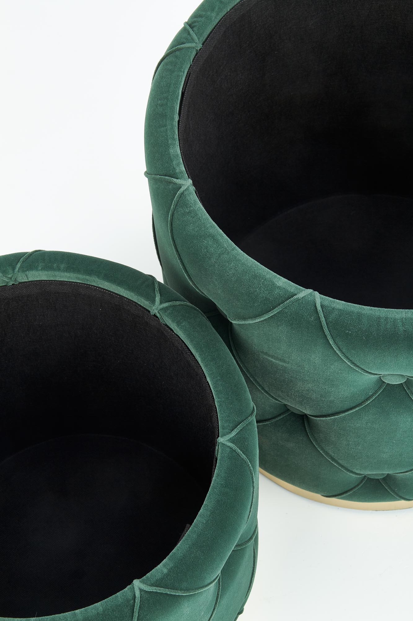 POLLY set of two stools, color: dark green - slika 3