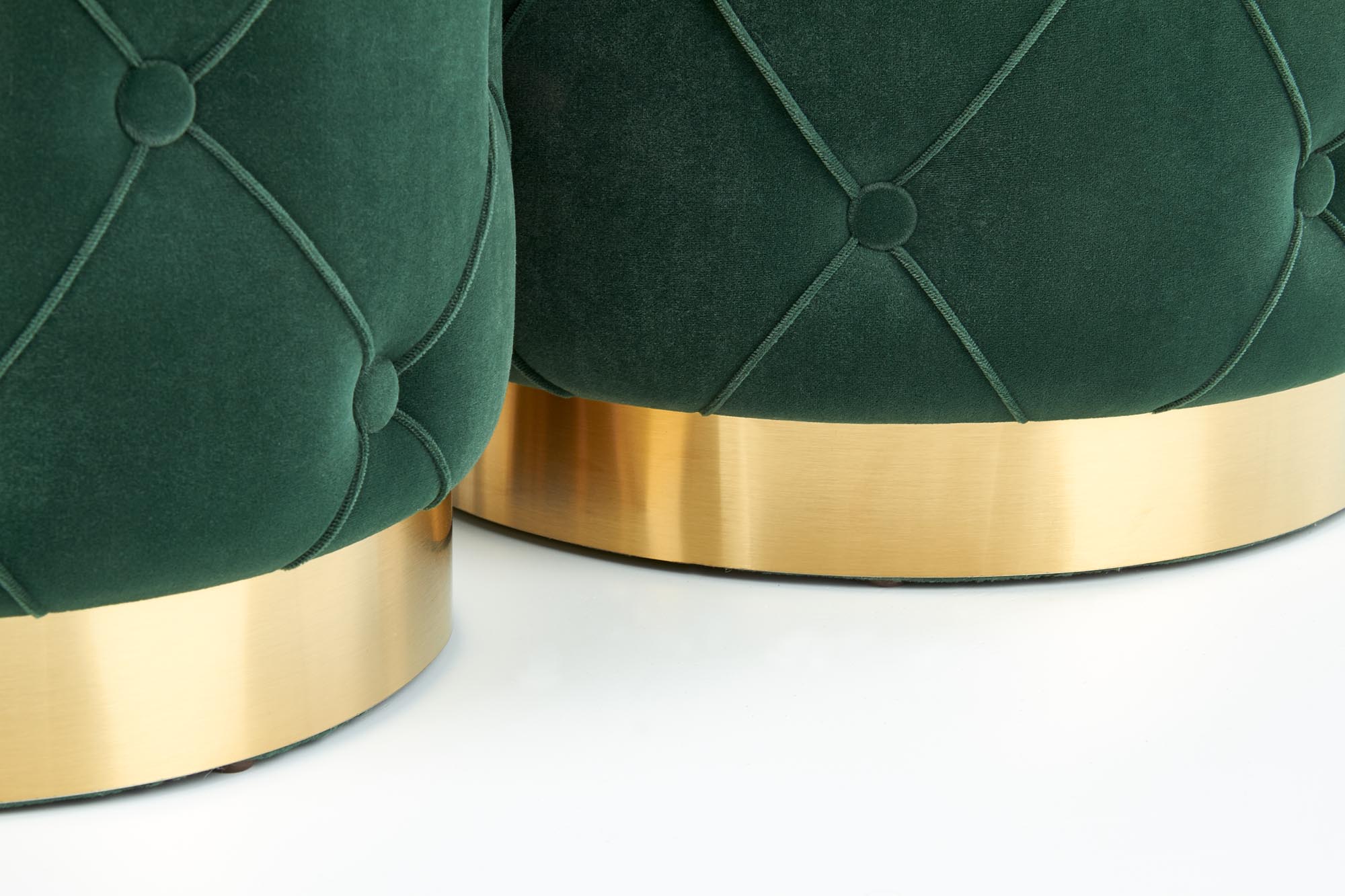 POLLY set of two stools, color: dark green - slika 4