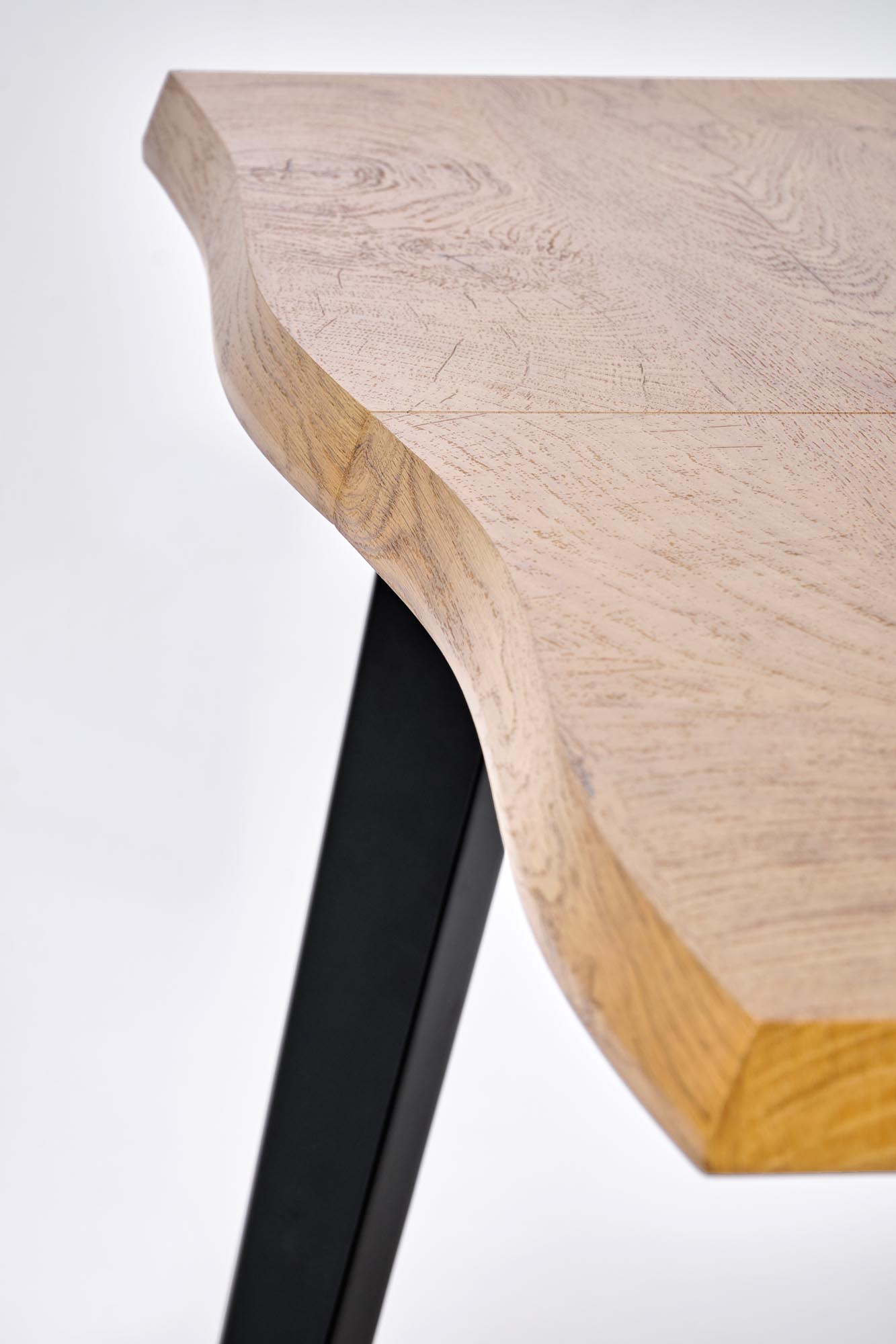 DICKSON 2 extension table 150-210, natural / black - slika 10