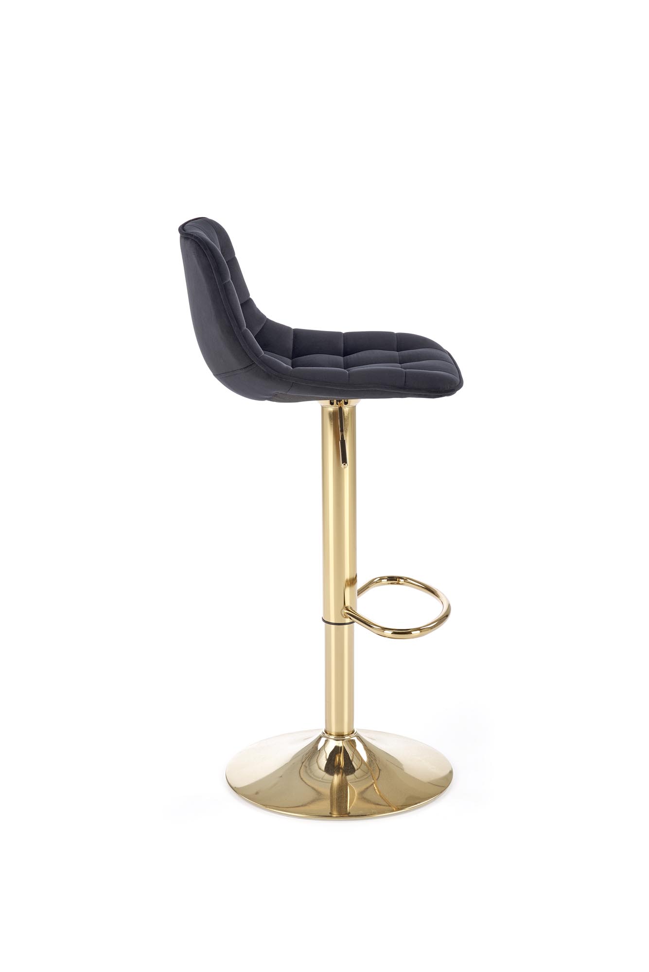 H120 bar stool, gold / black - slika 2