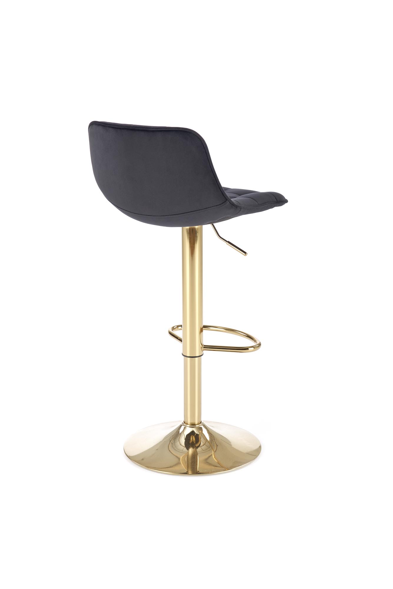 H120 bar stool, gold / black - slika 4