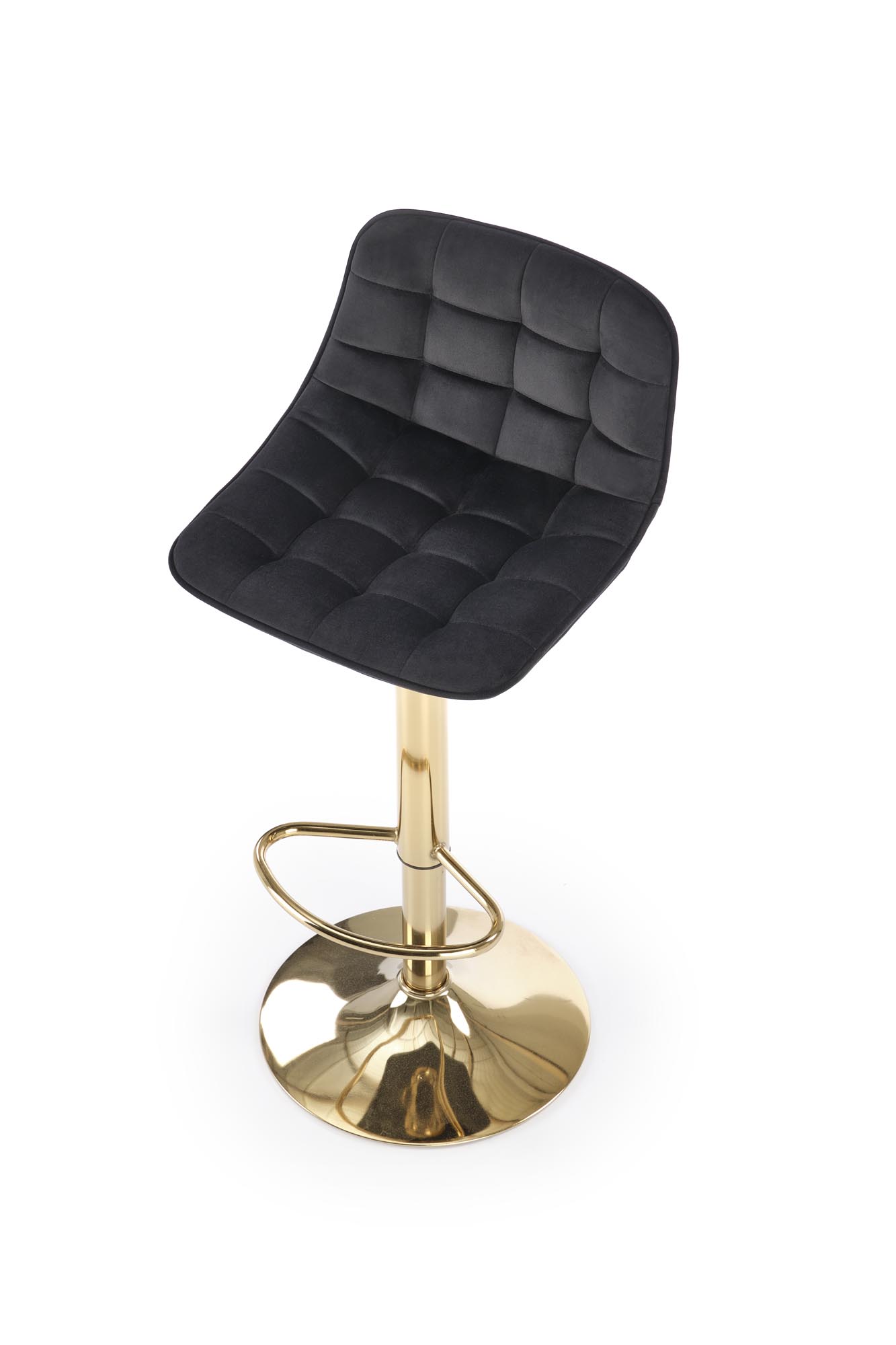 H120 bar stool, gold / black - slika 9