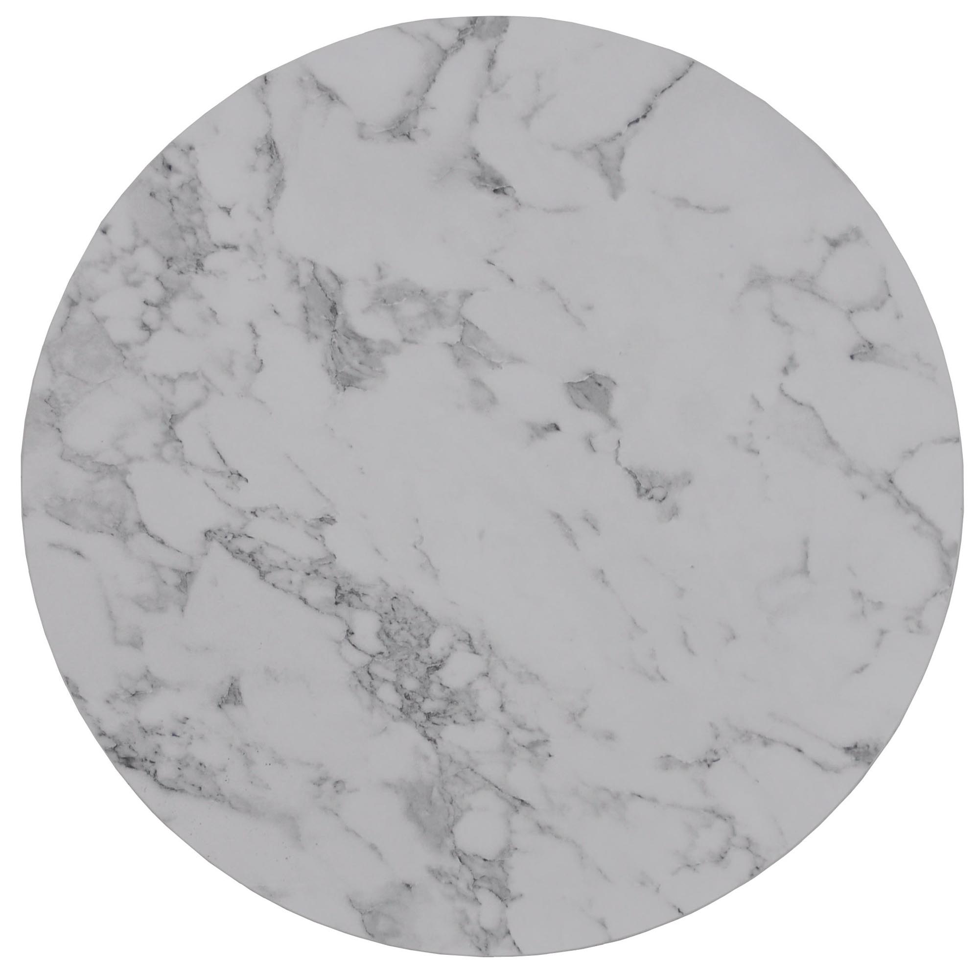 PAOLA 2 set of two coffee tables, marble / silver - slika 6