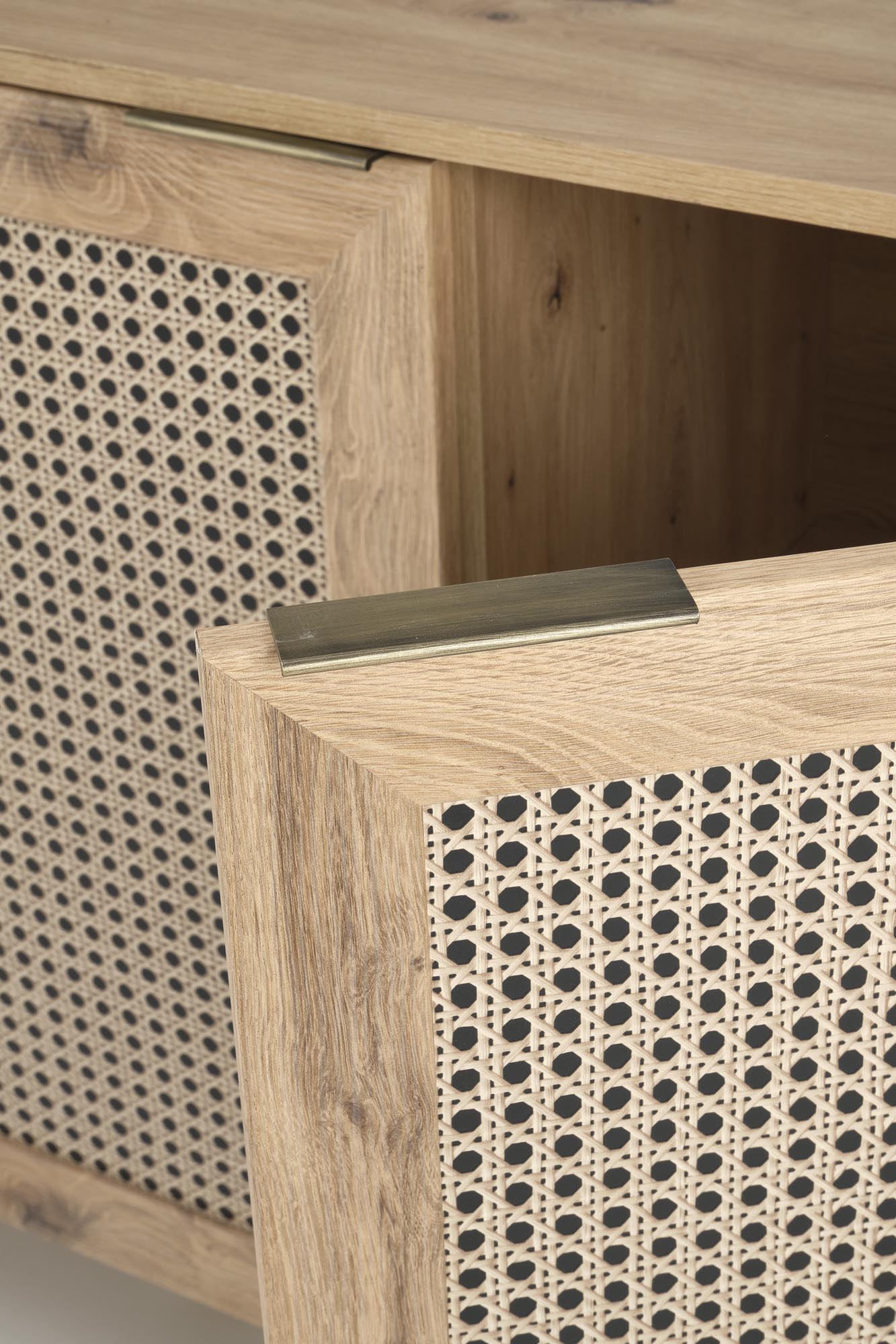 BORNEO KM-2 chest, artisan oak / black - slika 11