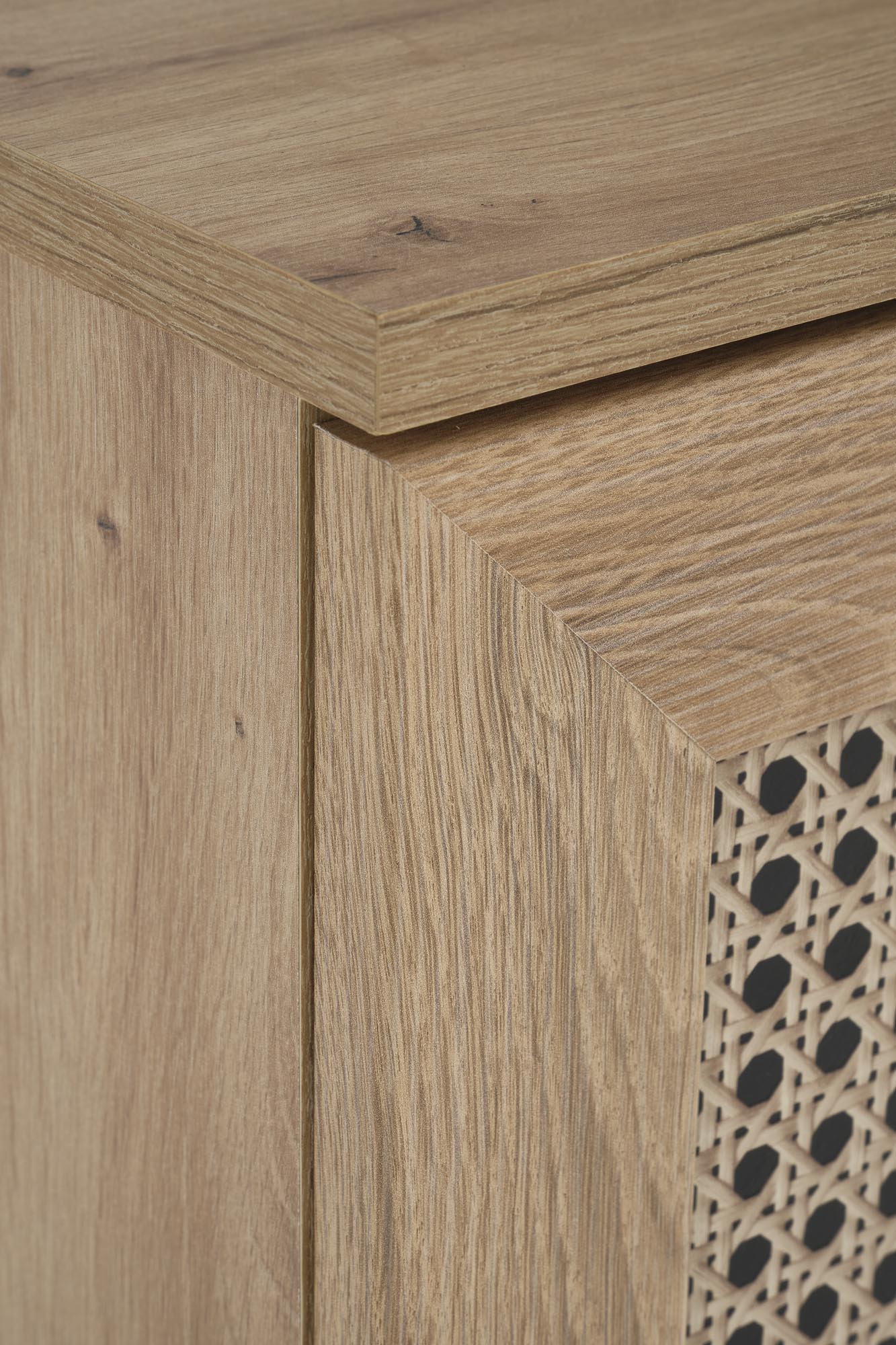 BORNEO KM-2 chest, artisan oak / black - slika 12