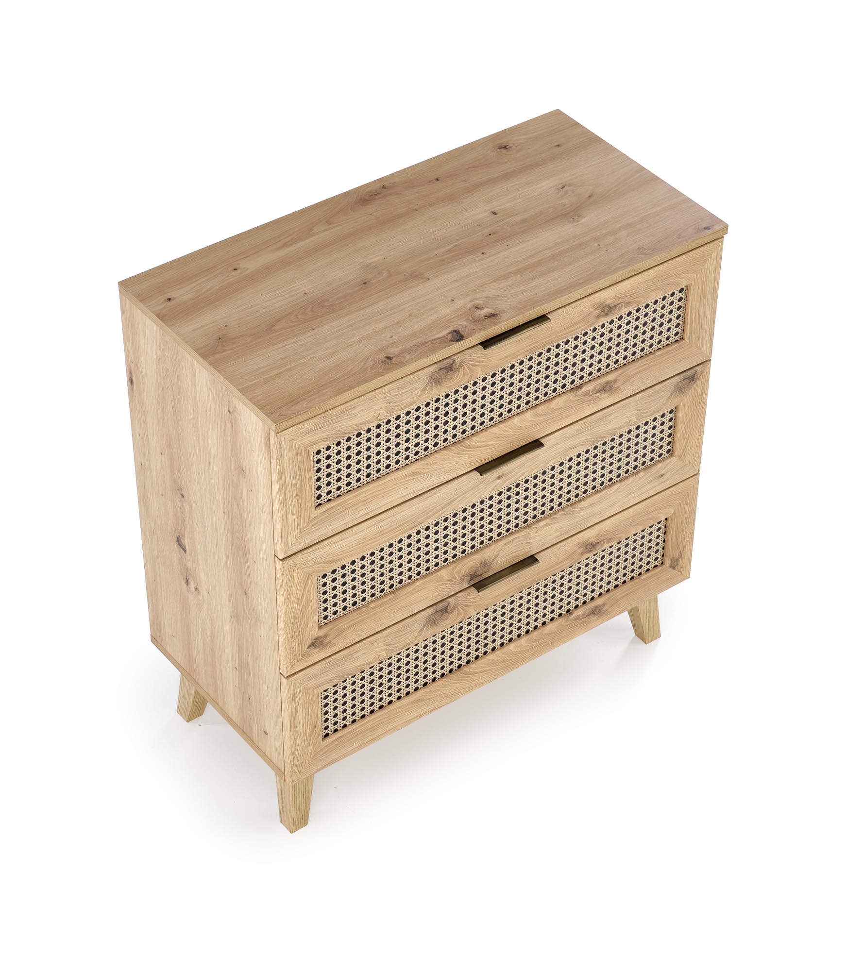 BORNEO KM-2 chest, artisan oak / black - slika 9