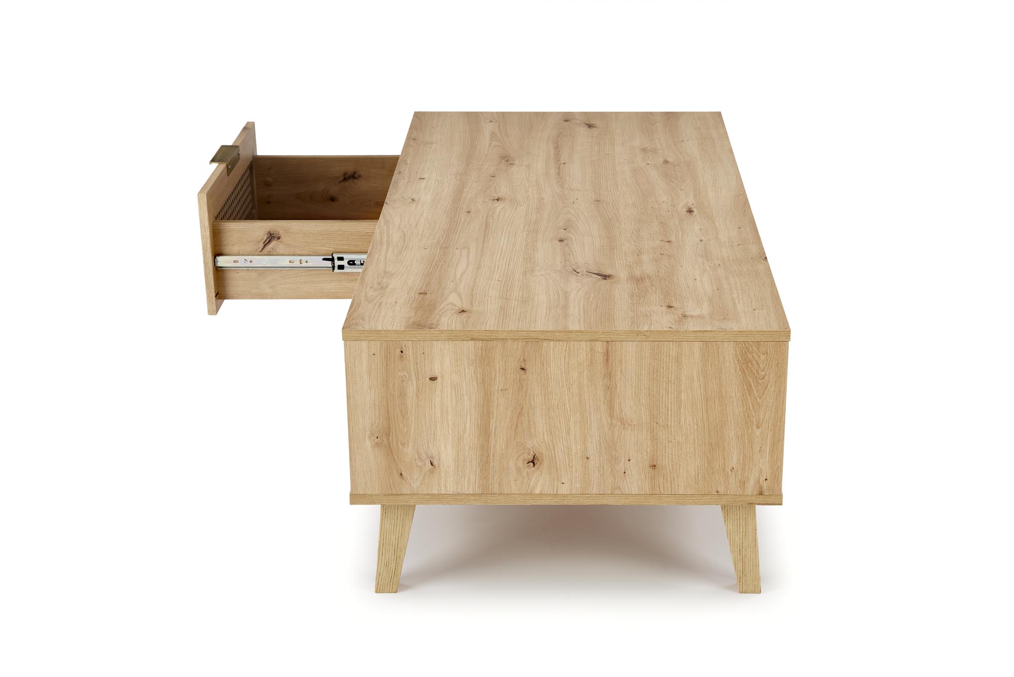BORNEO LAW-1 coffee table, artisan oak / black - slika 2