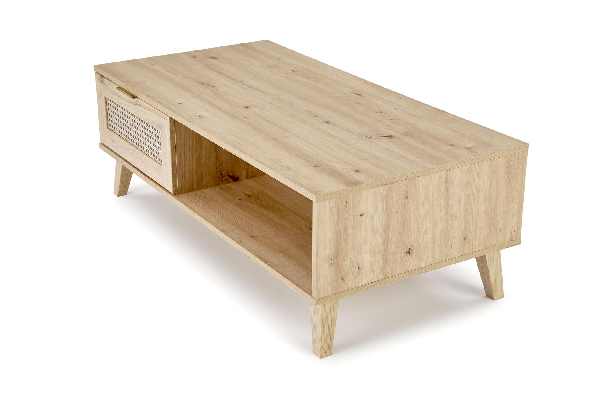 BORNEO LAW-1 coffee table, artisan oak / black - slika 3