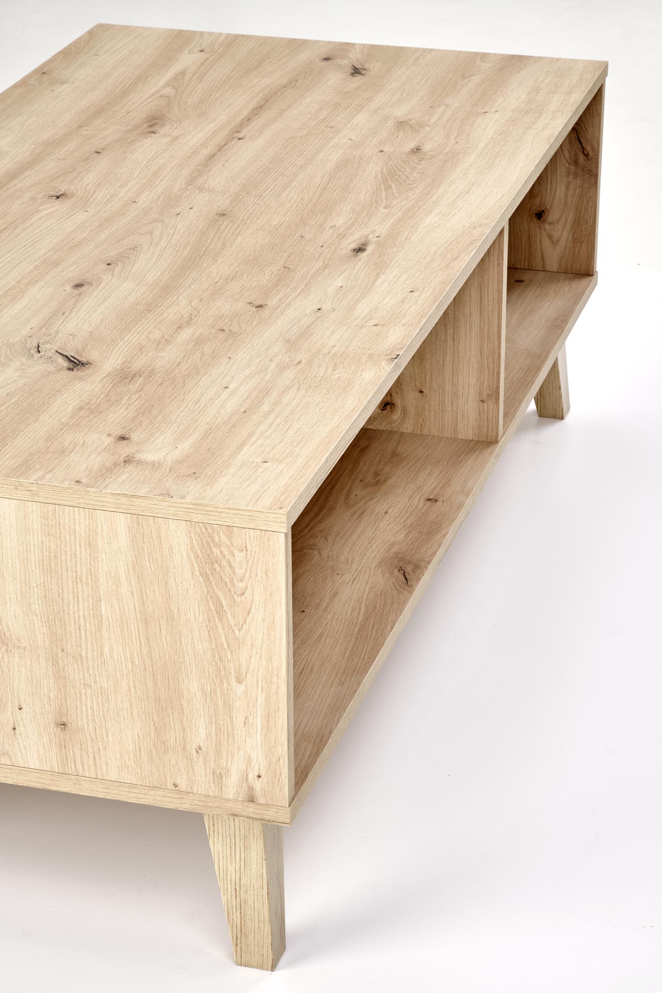 BORNEO LAW-1 coffee table, artisan oak / black - slika 4