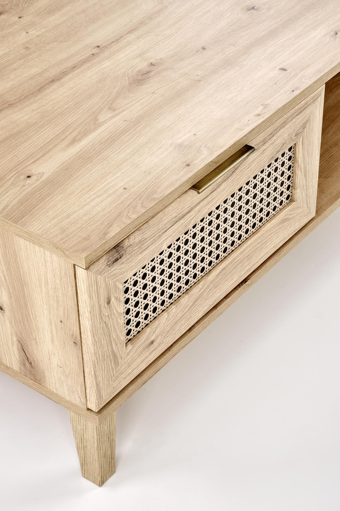 BORNEO LAW-1 coffee table, artisan oak / black - slika 5
