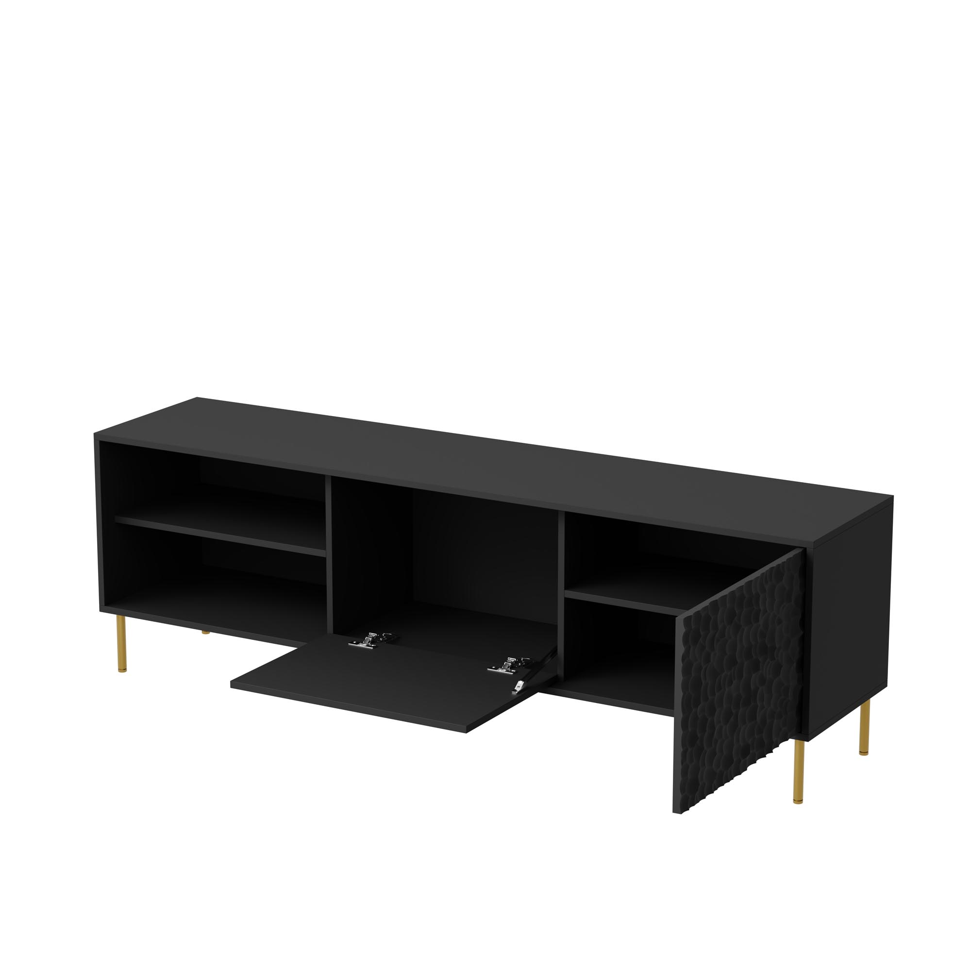 BULLET RTV-1 TV stand, black / gold - slika 3