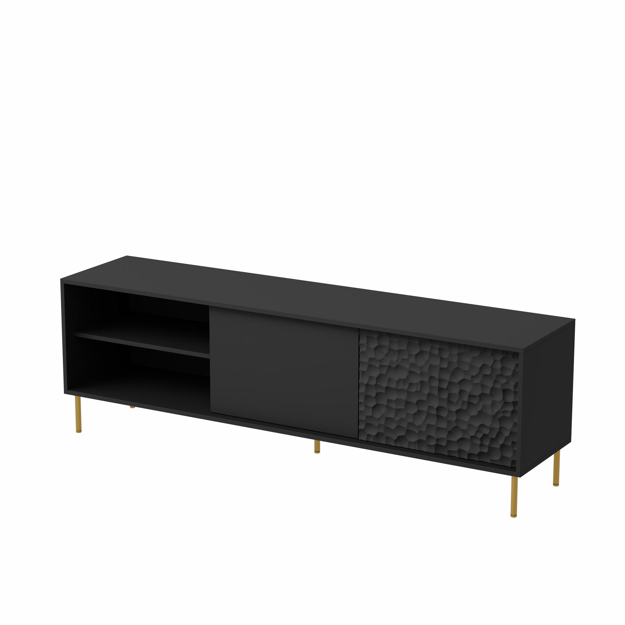 BULLET RTV-1 TV stand, black / gold - slika 4