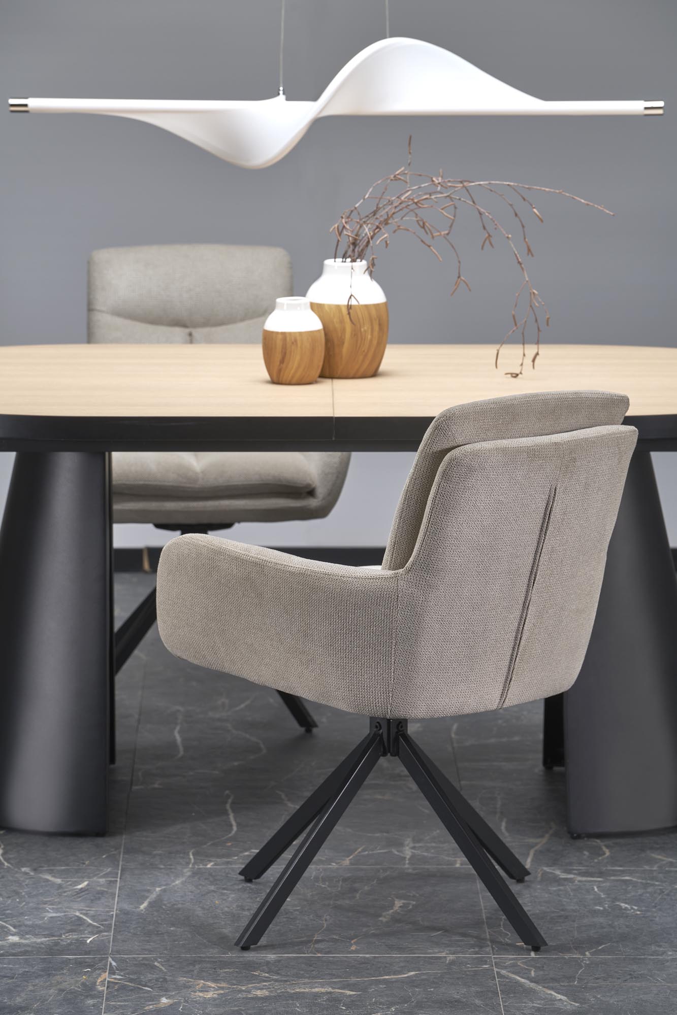 GIACOMO table natural/black - slika 7