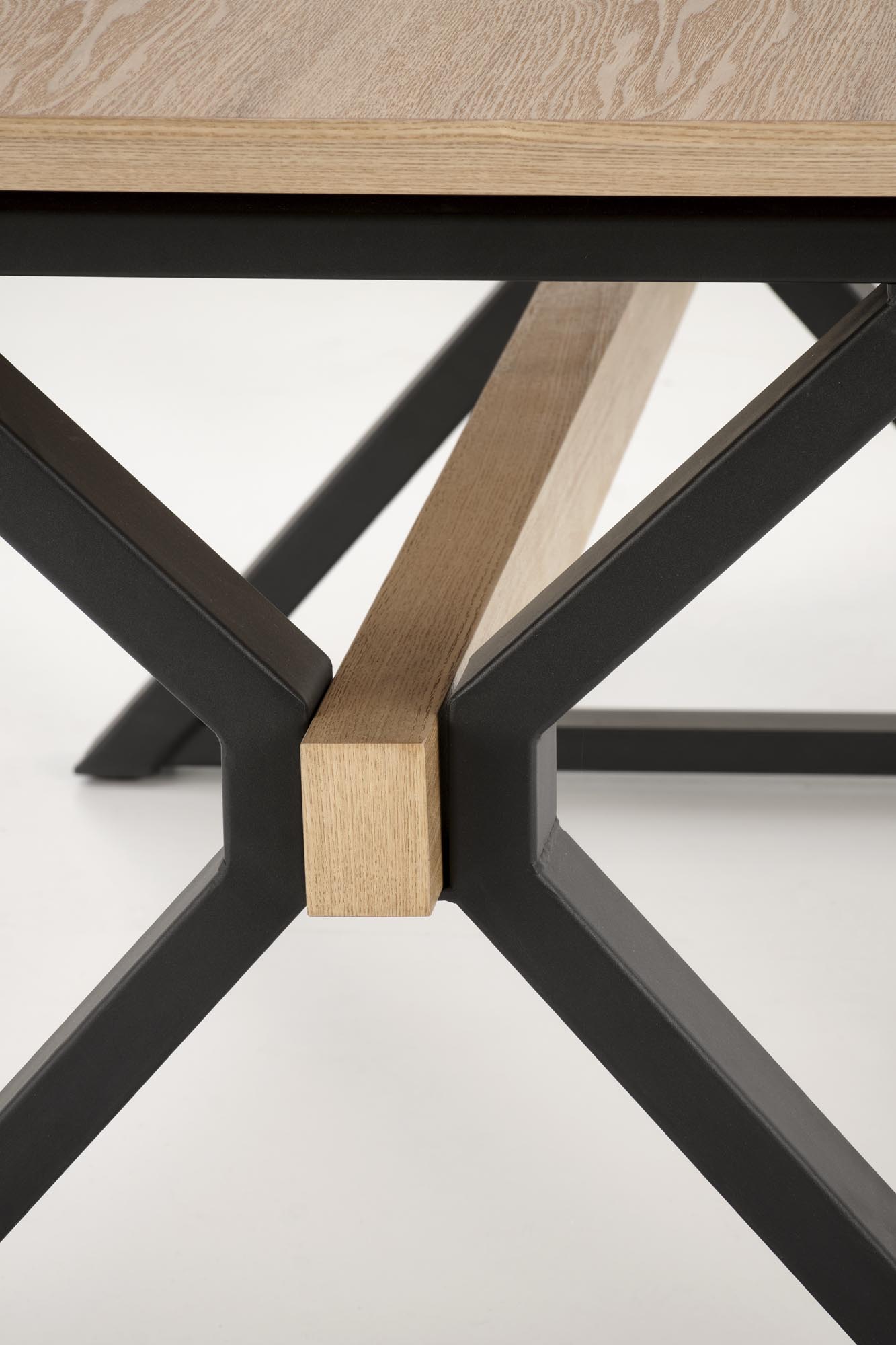 HENRY table, natural / black - slika 10