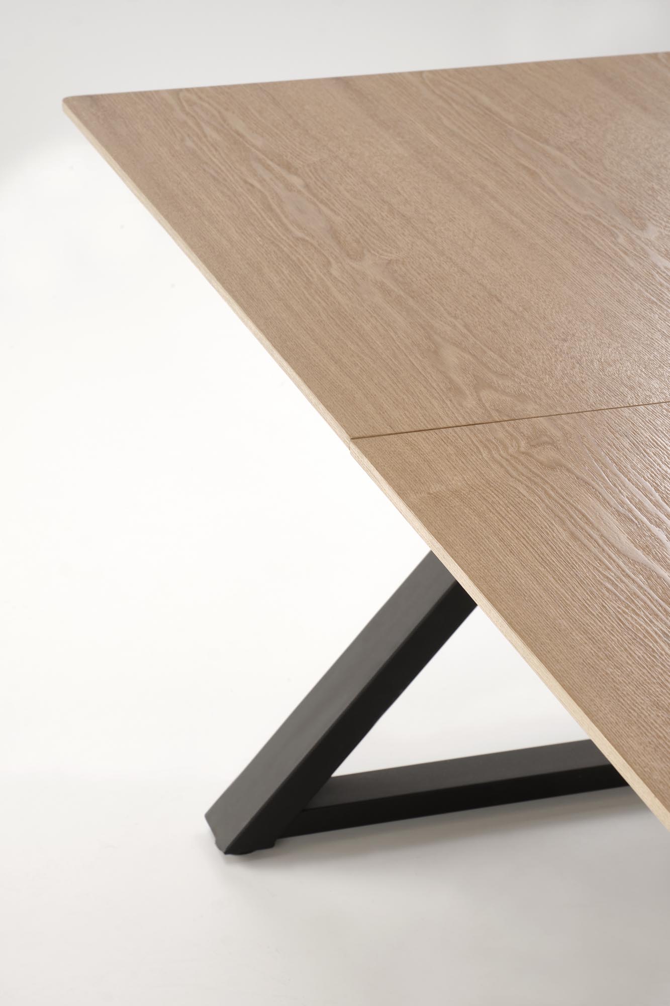 HENRY table, natural / black - slika 12