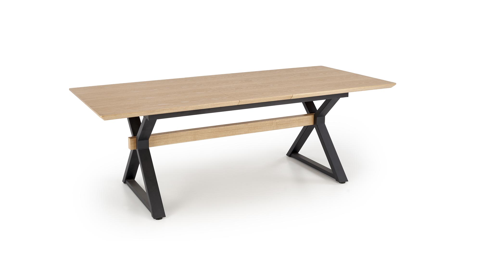HENRY table, natural / black - slika 14