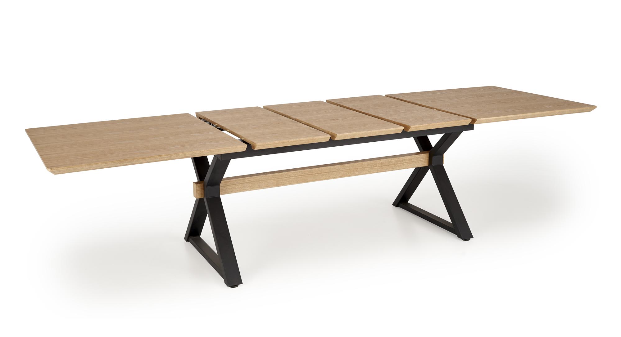 HENRY table, natural / black - slika 16