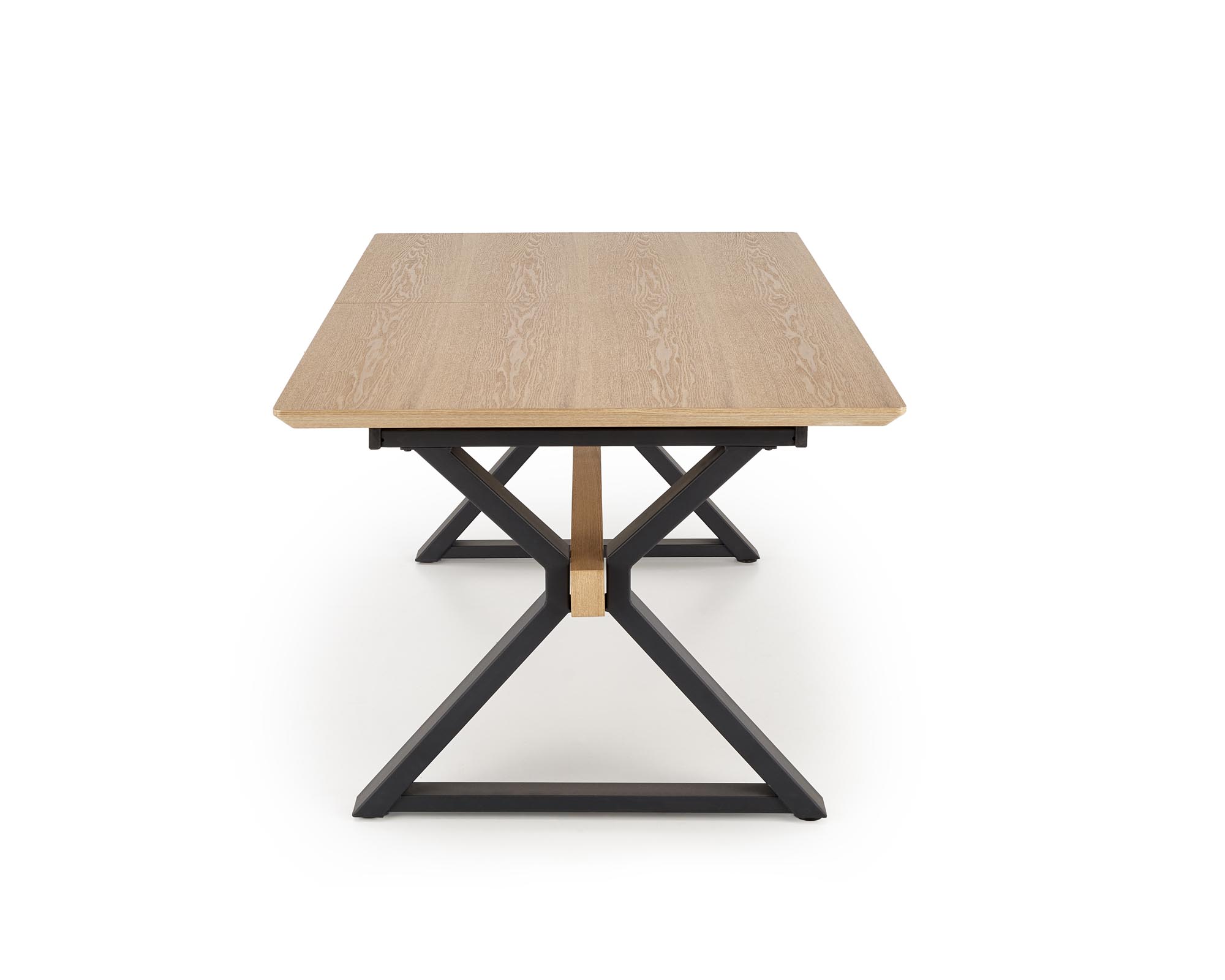 HENRY table, natural / black - slika 17