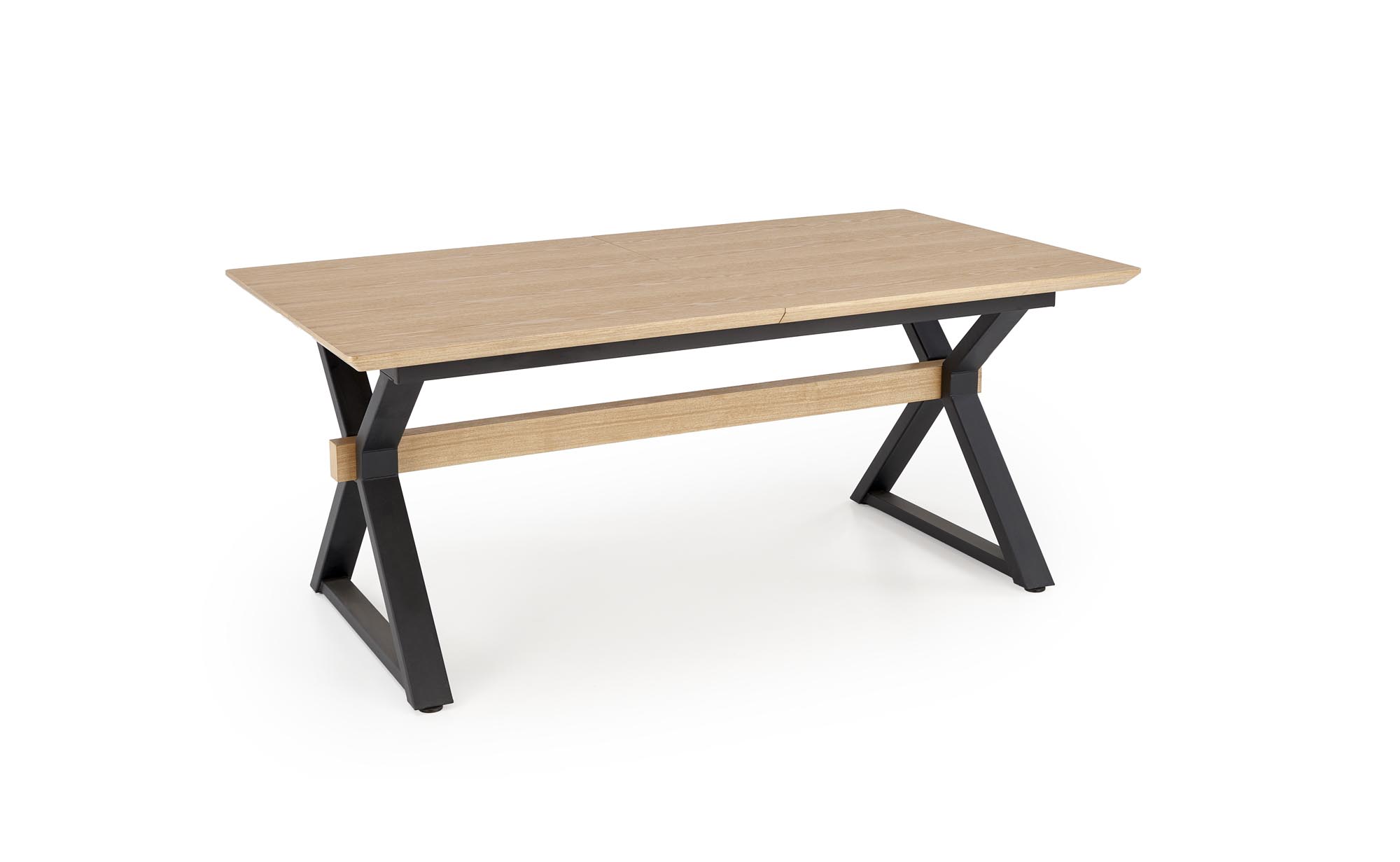 HENRY table, natural / black - slika 19