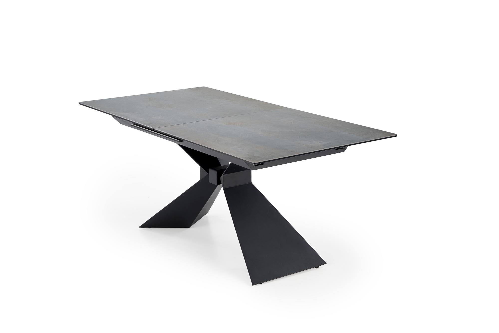 LUCIANO extension table, blue marble / black - slika 18