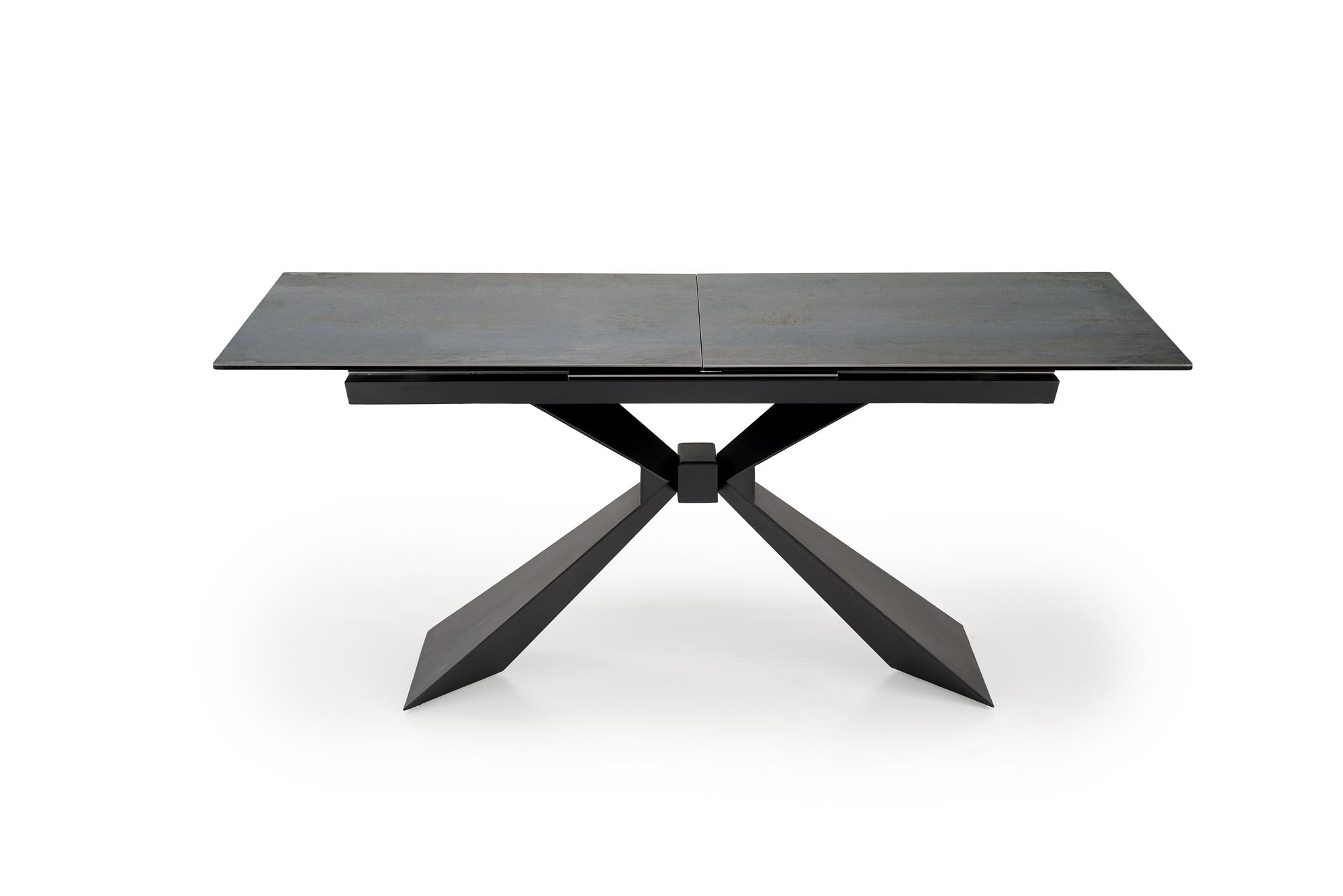 LUCIANO extension table, blue marble / black - slika 19