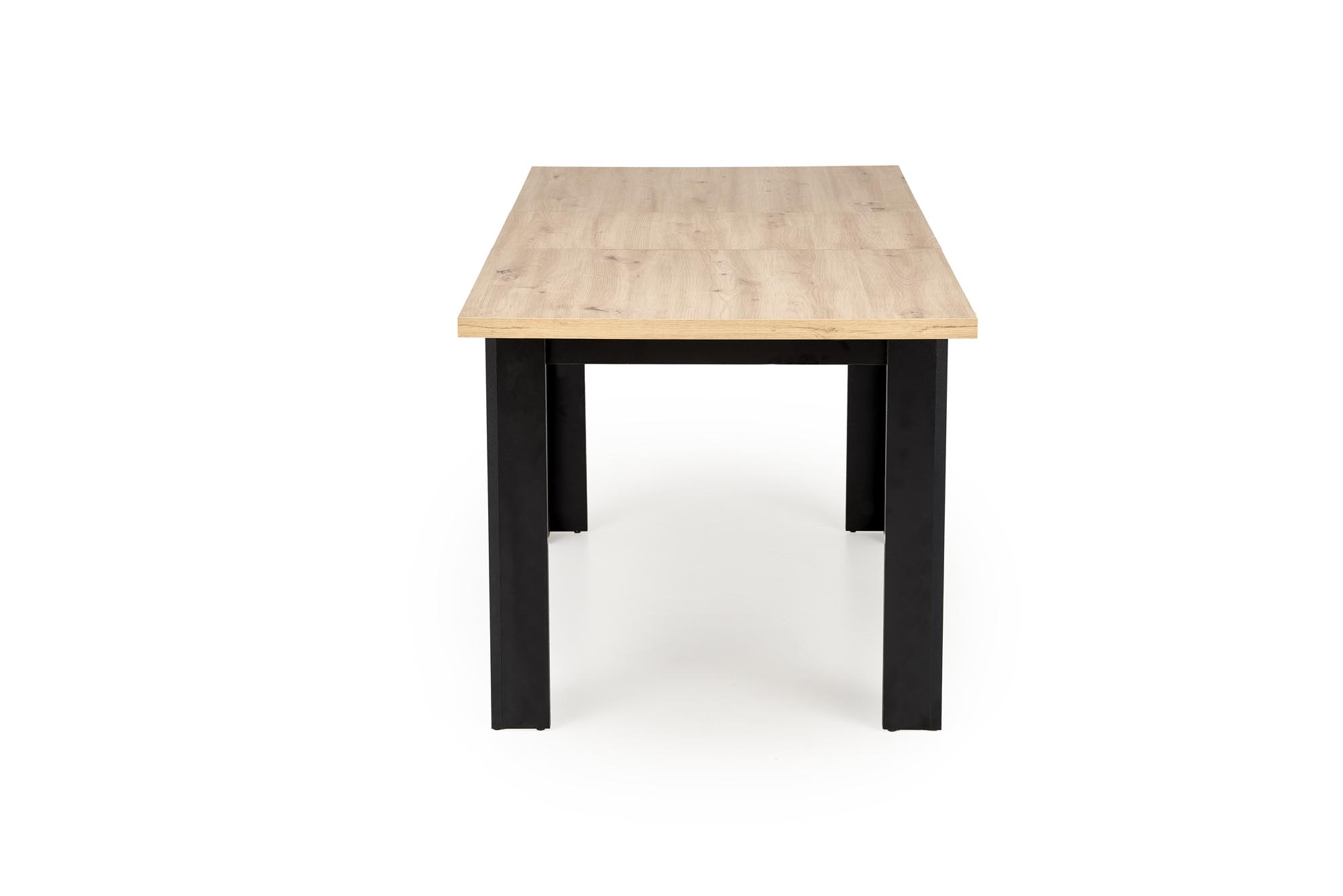 BAGIO extension table, atisan oak / black - slika 15