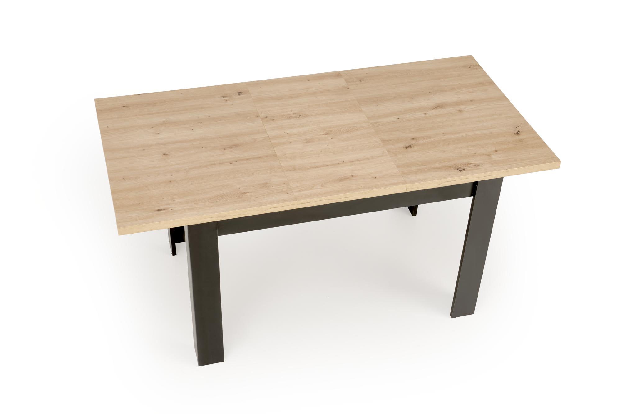 BAGIO extension table, atisan oak / black - slika 16