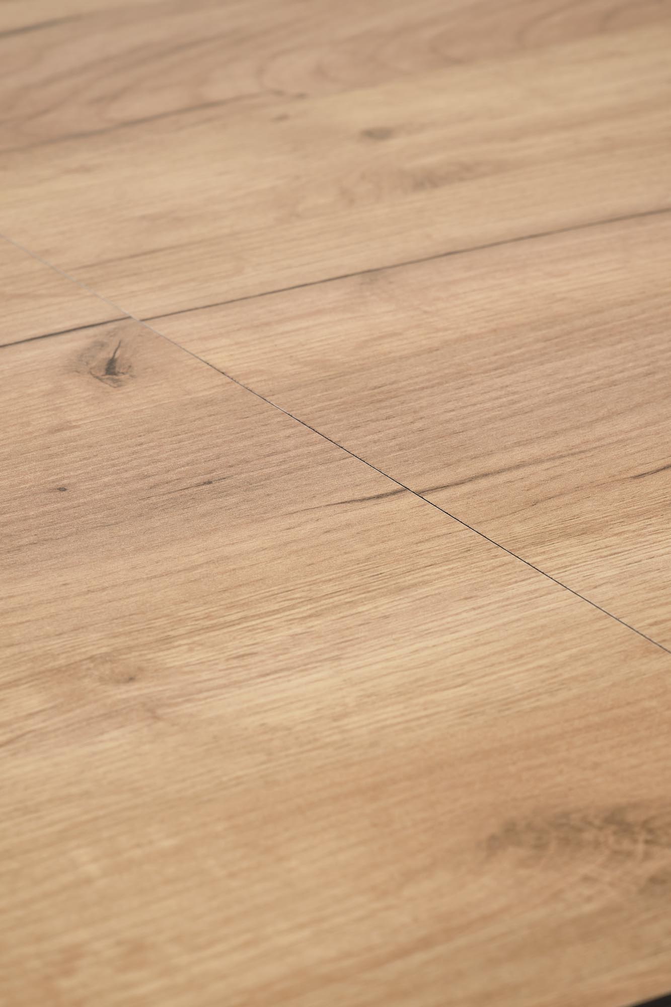 GULIAN extension table, wotan oak / black - slika 11