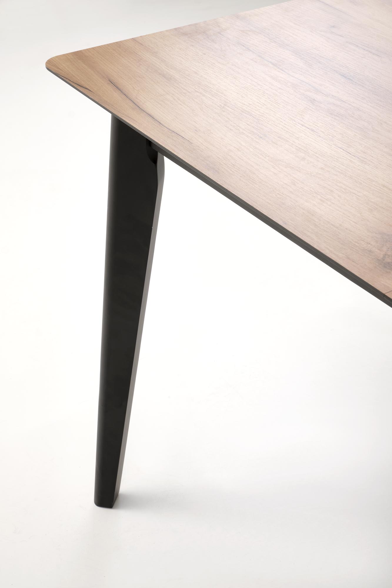 GULIAN extension table, wotan oak / black - slika 12