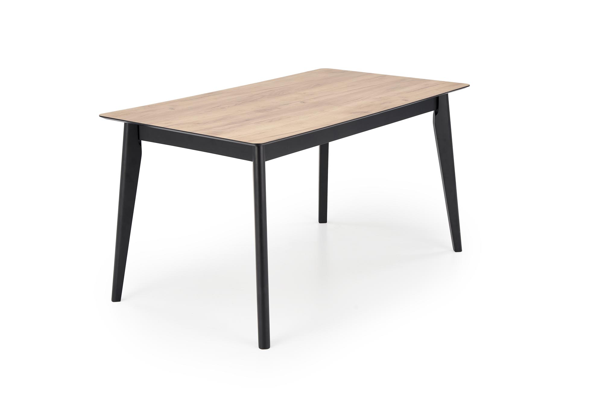 GULIAN extension table, wotan oak / black - slika 16