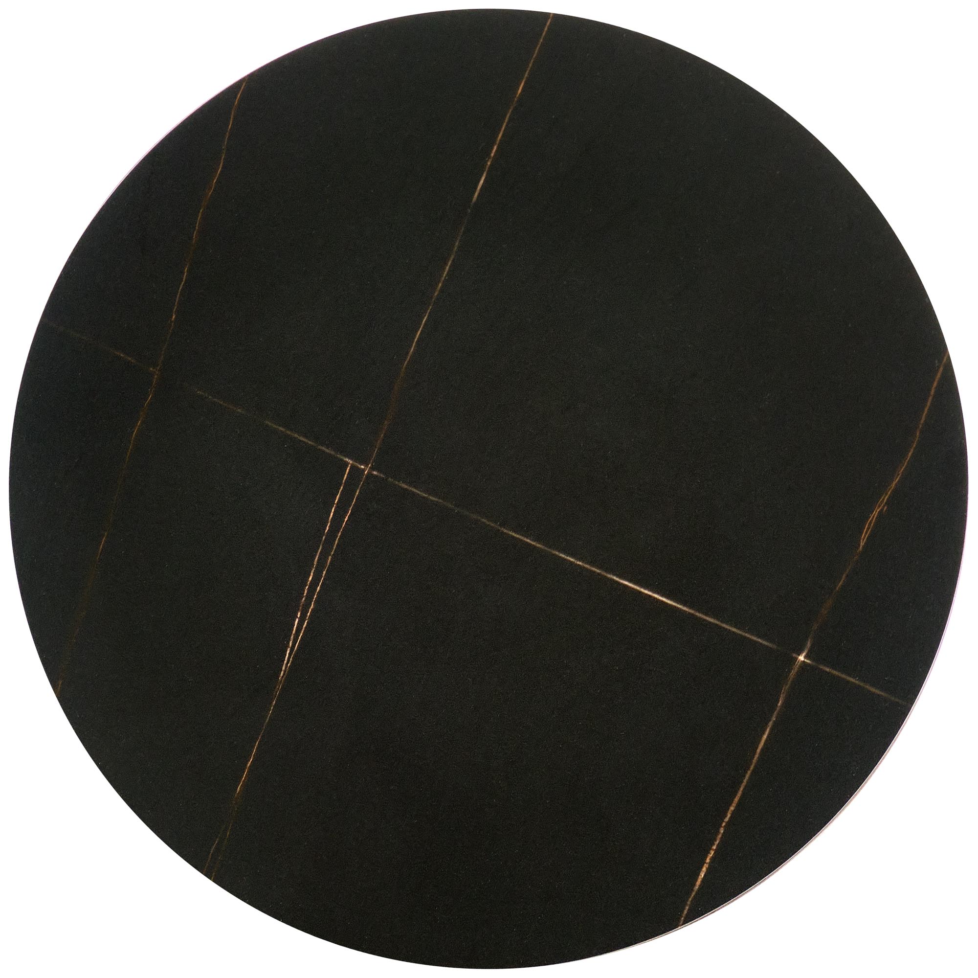 VERDE coffee table, black marble / black - slika 3