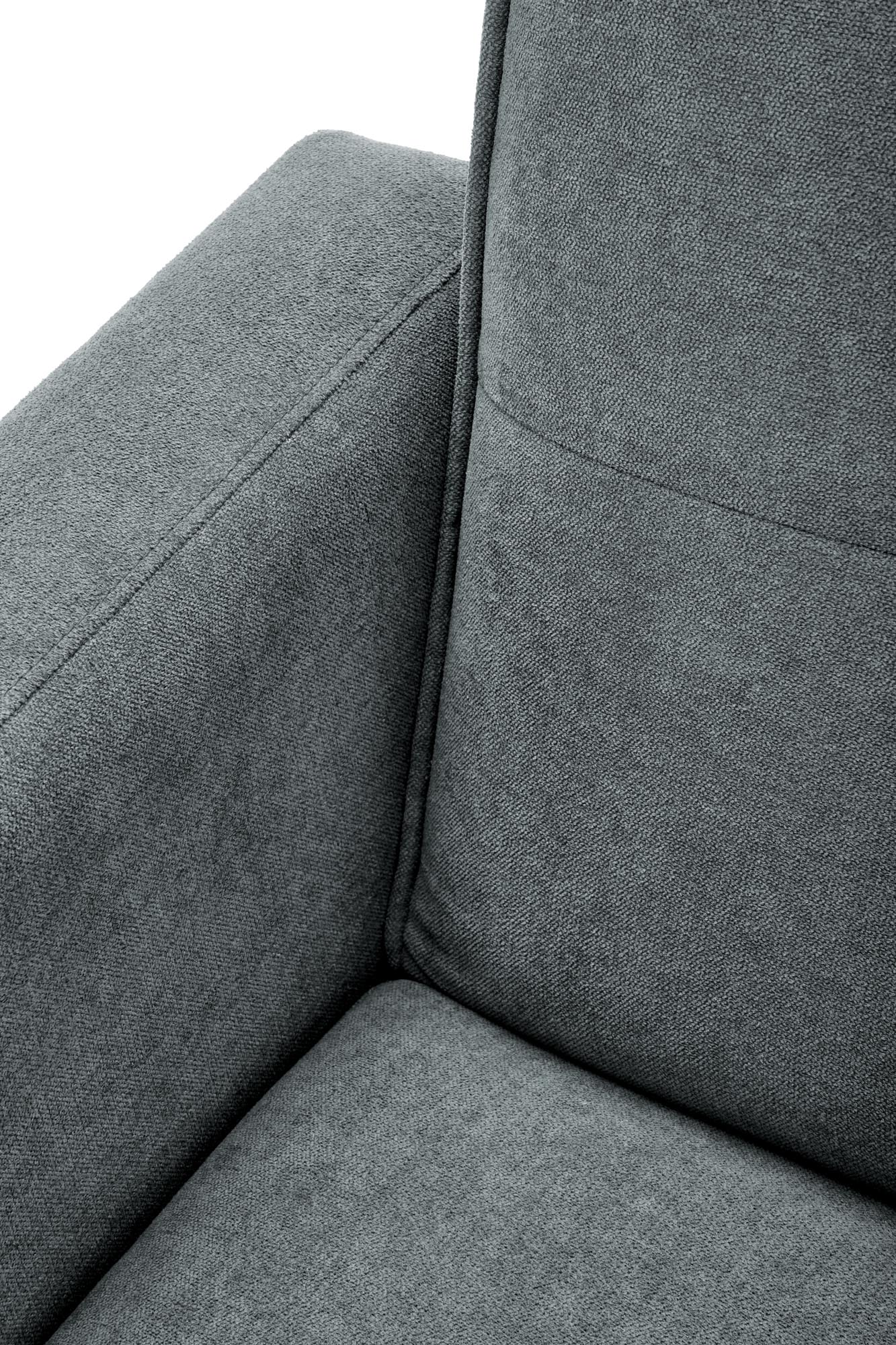 CORNELIUS folding sofa with ottoman, color: grey - slika 8