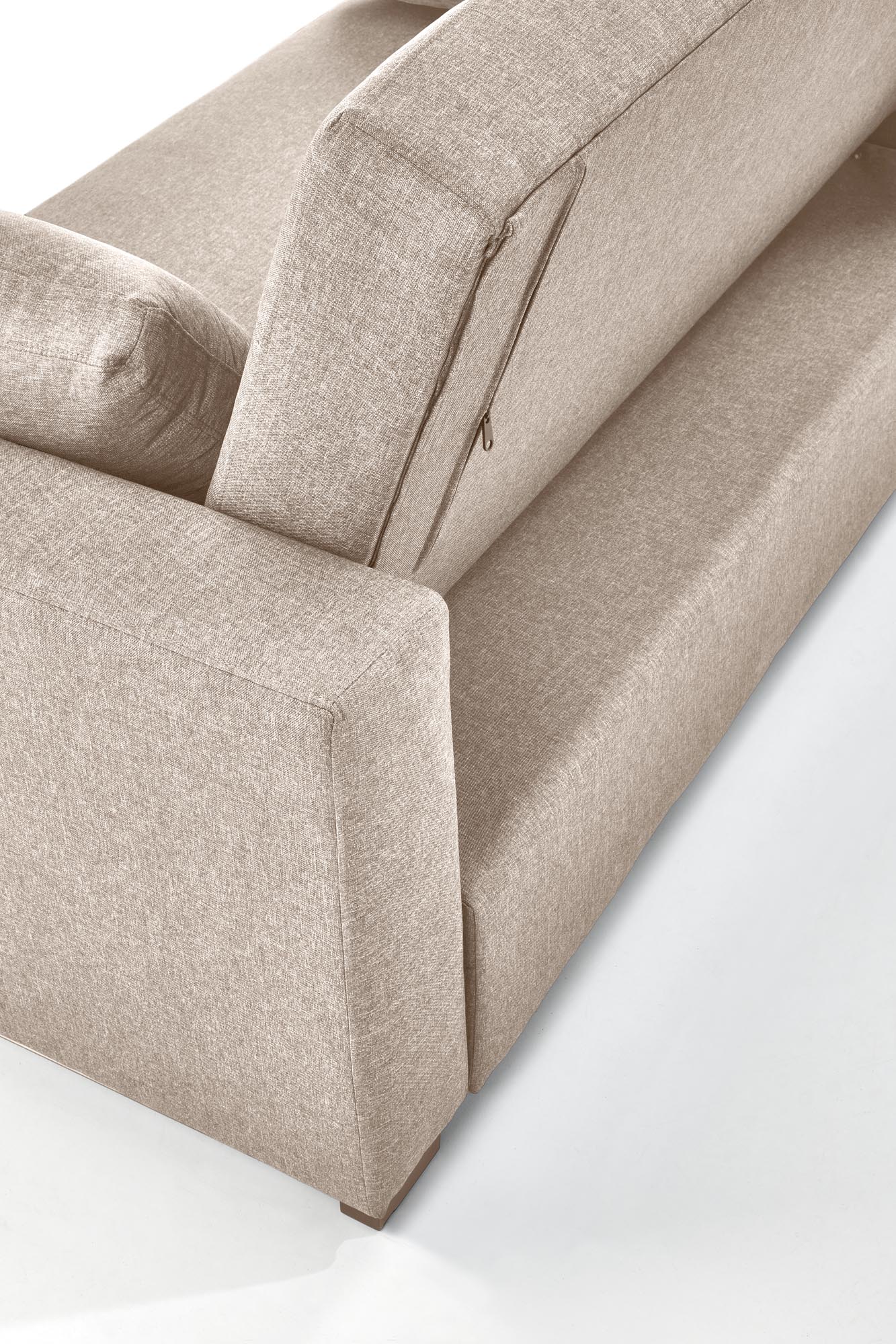 PAULINIO folding sofa color: beige - slika 4
