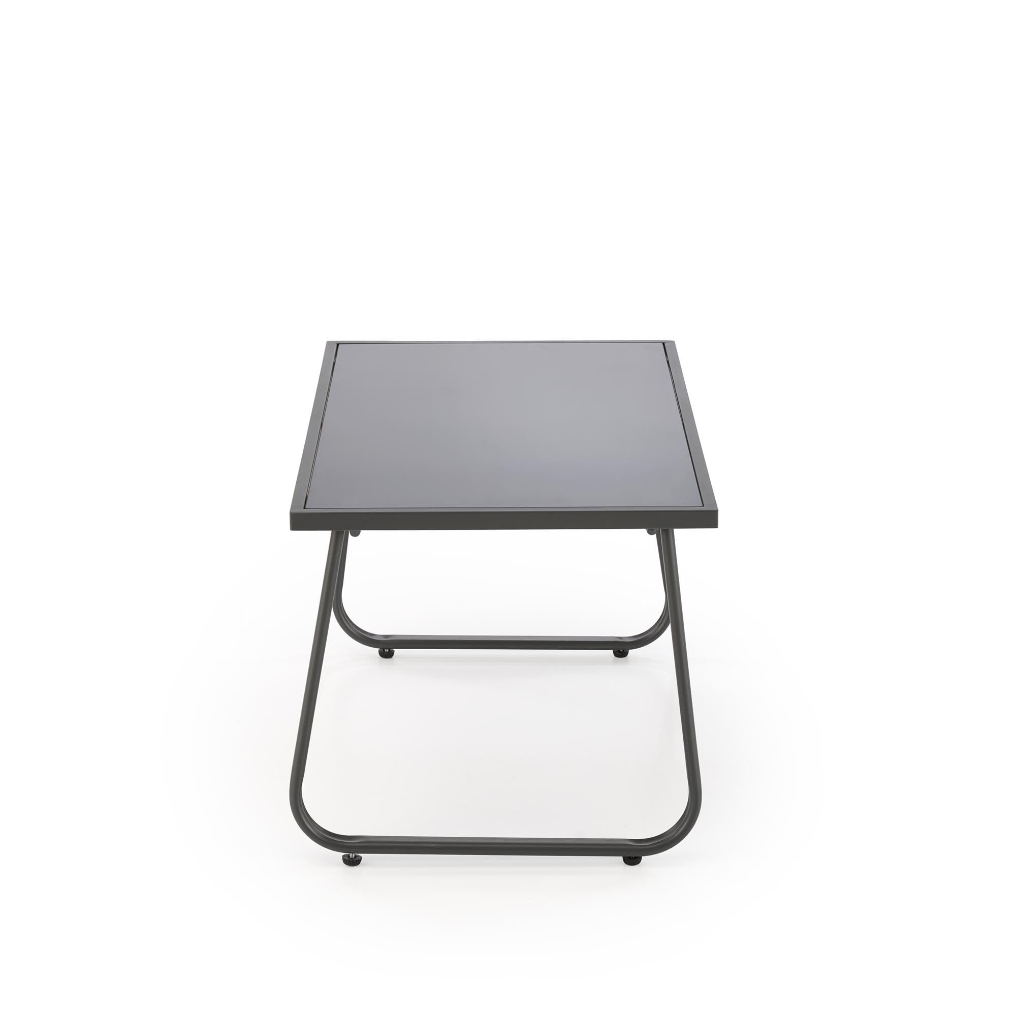 CONOR garden set (sofa + 2 chairs + coffee table), dark grey / light grey - slika 12