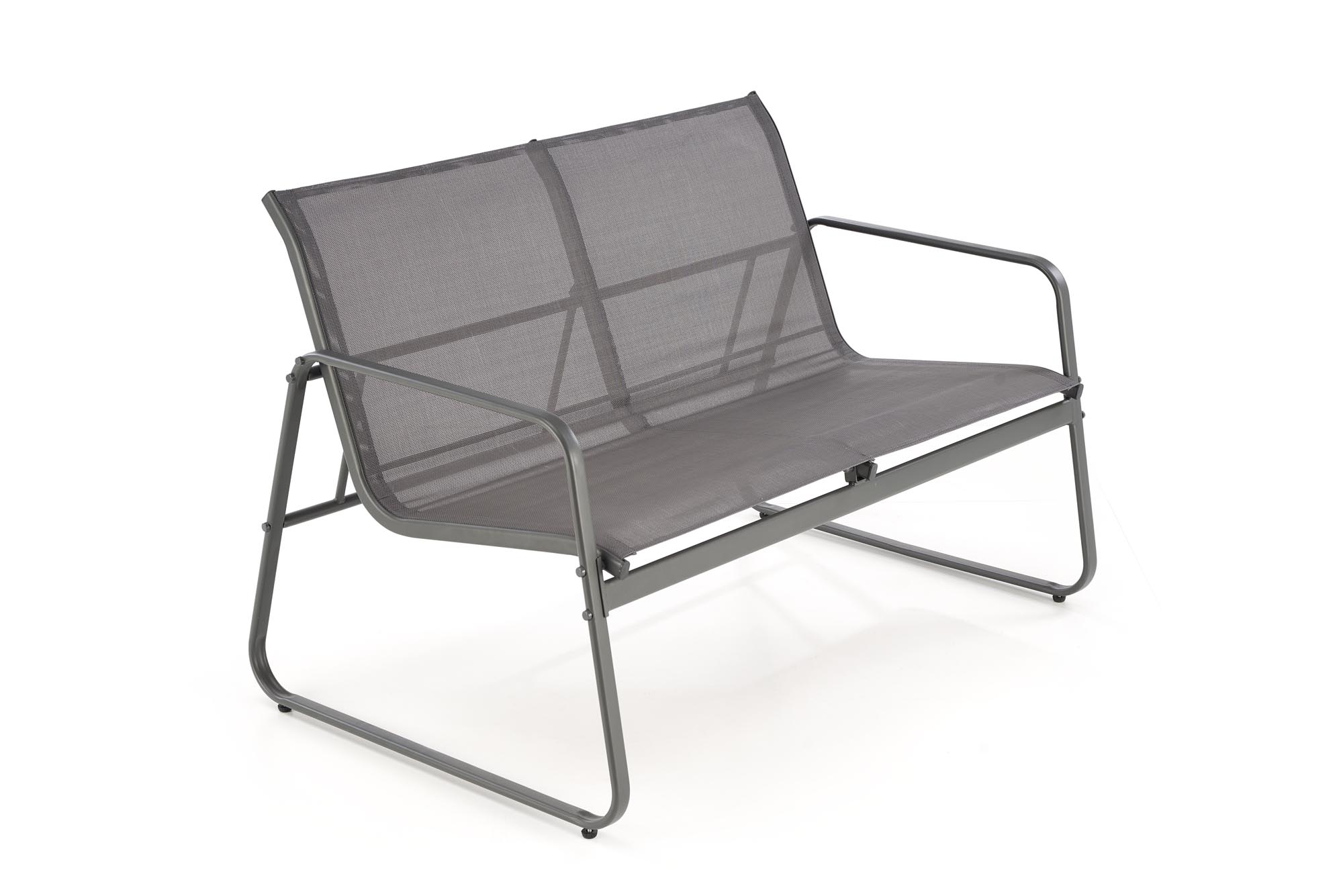 CONOR garden set (sofa + 2 chairs + coffee table), dark grey / light grey - slika 18