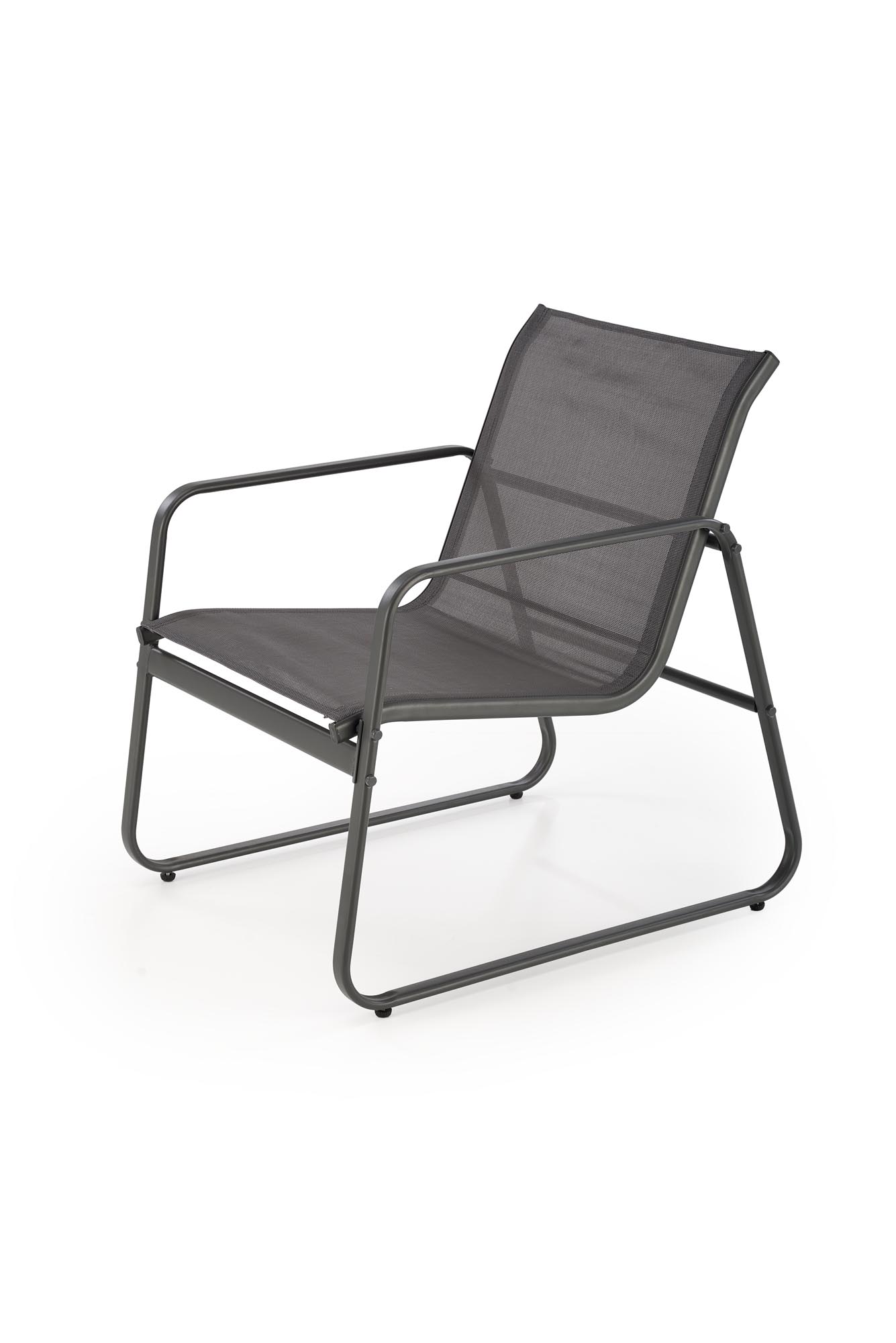 CONOR garden set (sofa + 2 chairs + coffee table), dark grey / light grey - slika 3