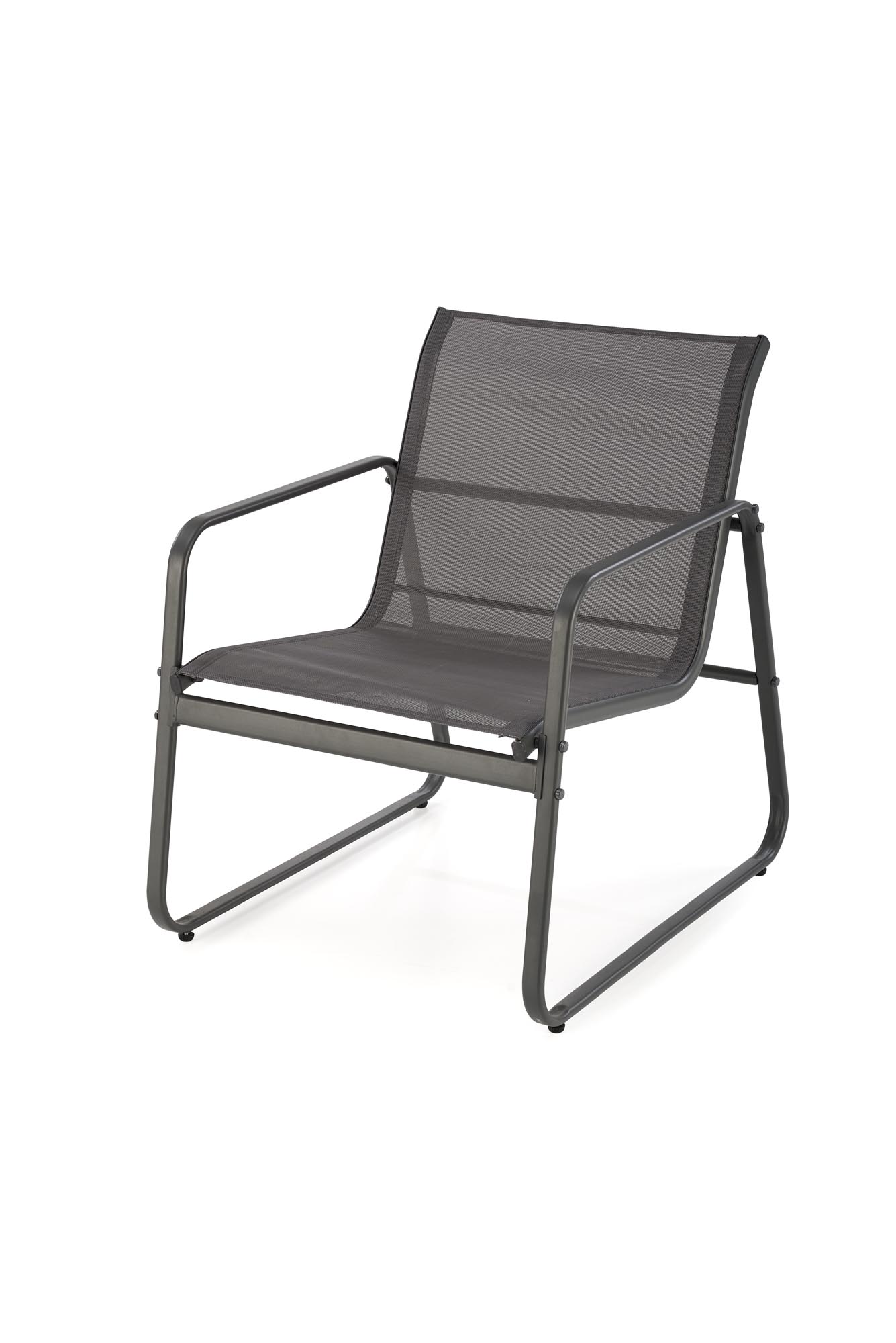 CONOR garden set (sofa + 2 chairs + coffee table), dark grey / light grey - slika 9