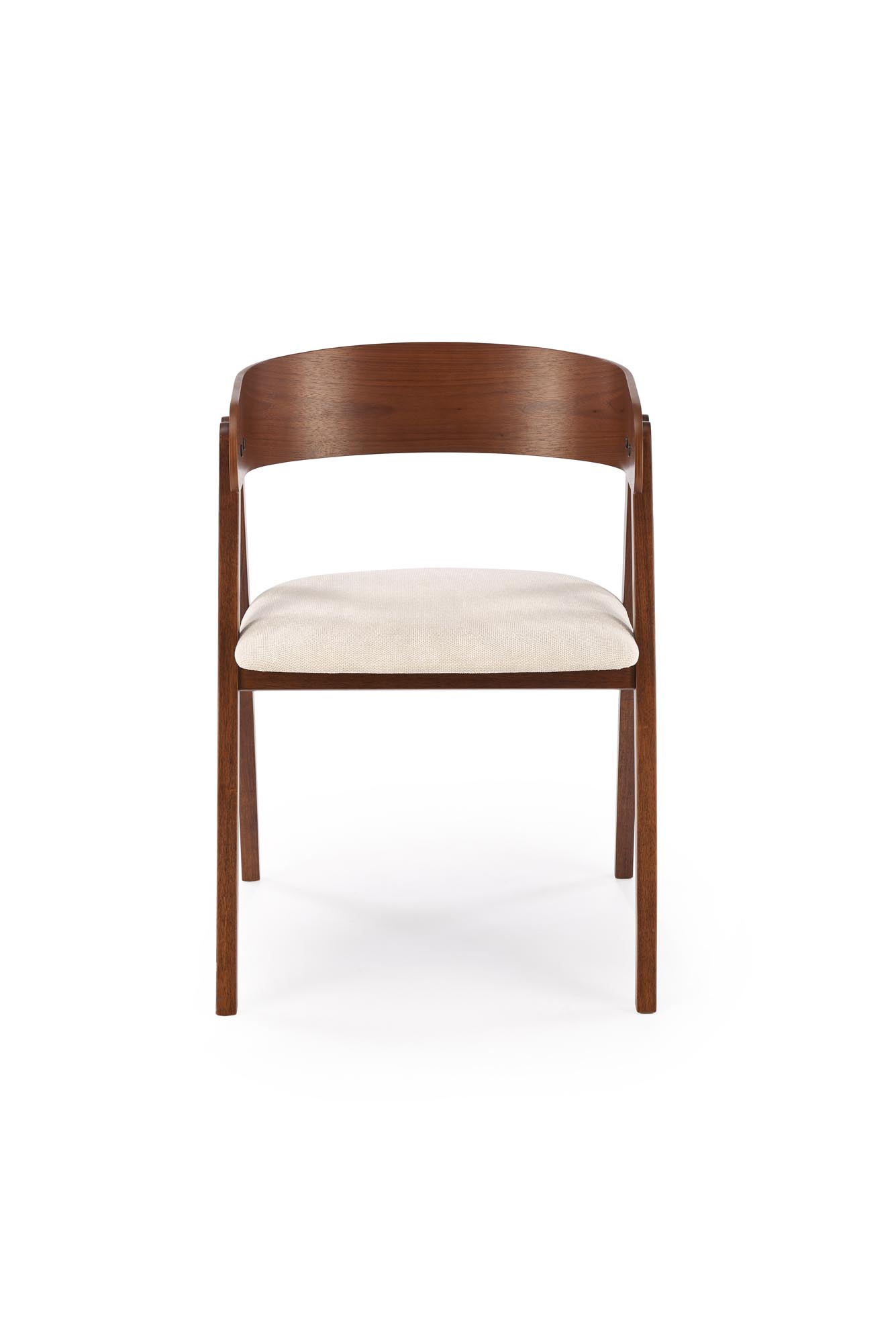K562 chair, walnut / light beige - slika 8