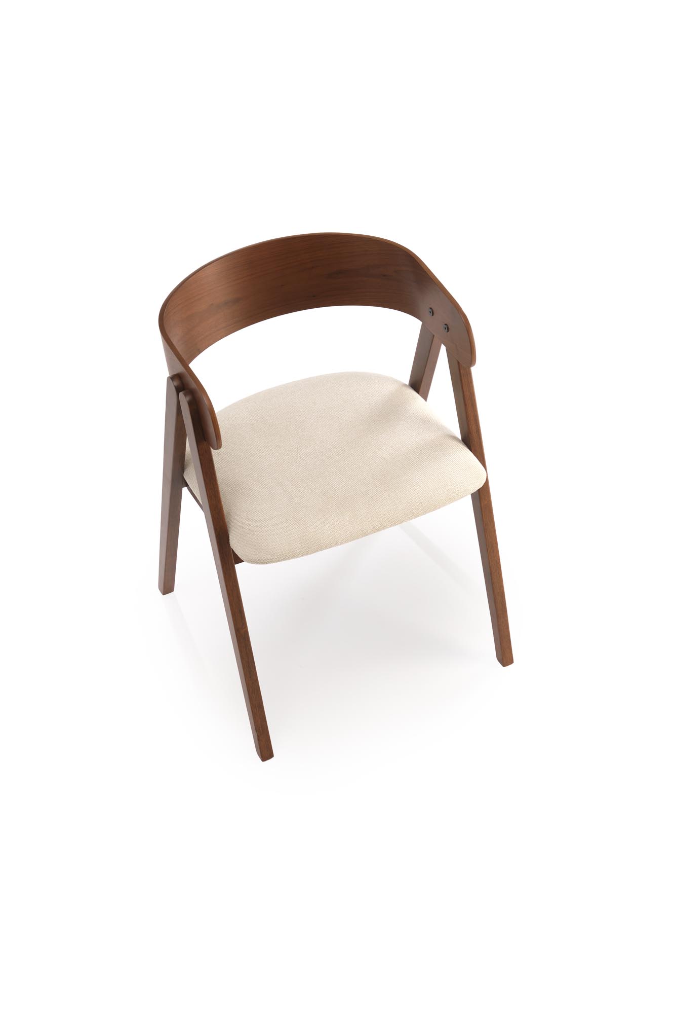 K562 chair, walnut / light beige - slika 9