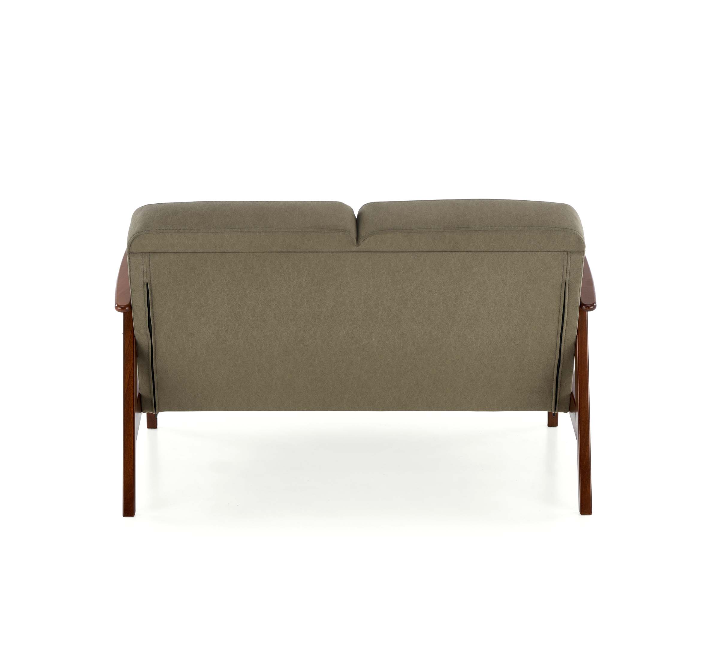 MILANO 2S sofa, olive CASTEL#39 / dark walnut - slika 10