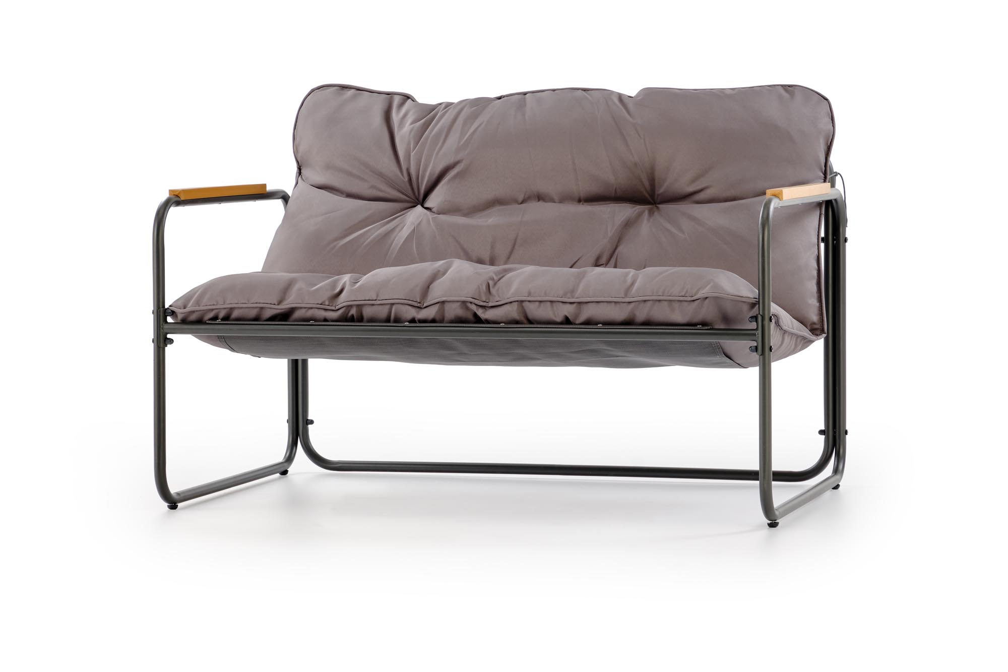 HUDSON garden set ( sofa, chair 2x, c. table ), grey / brown - slika 19