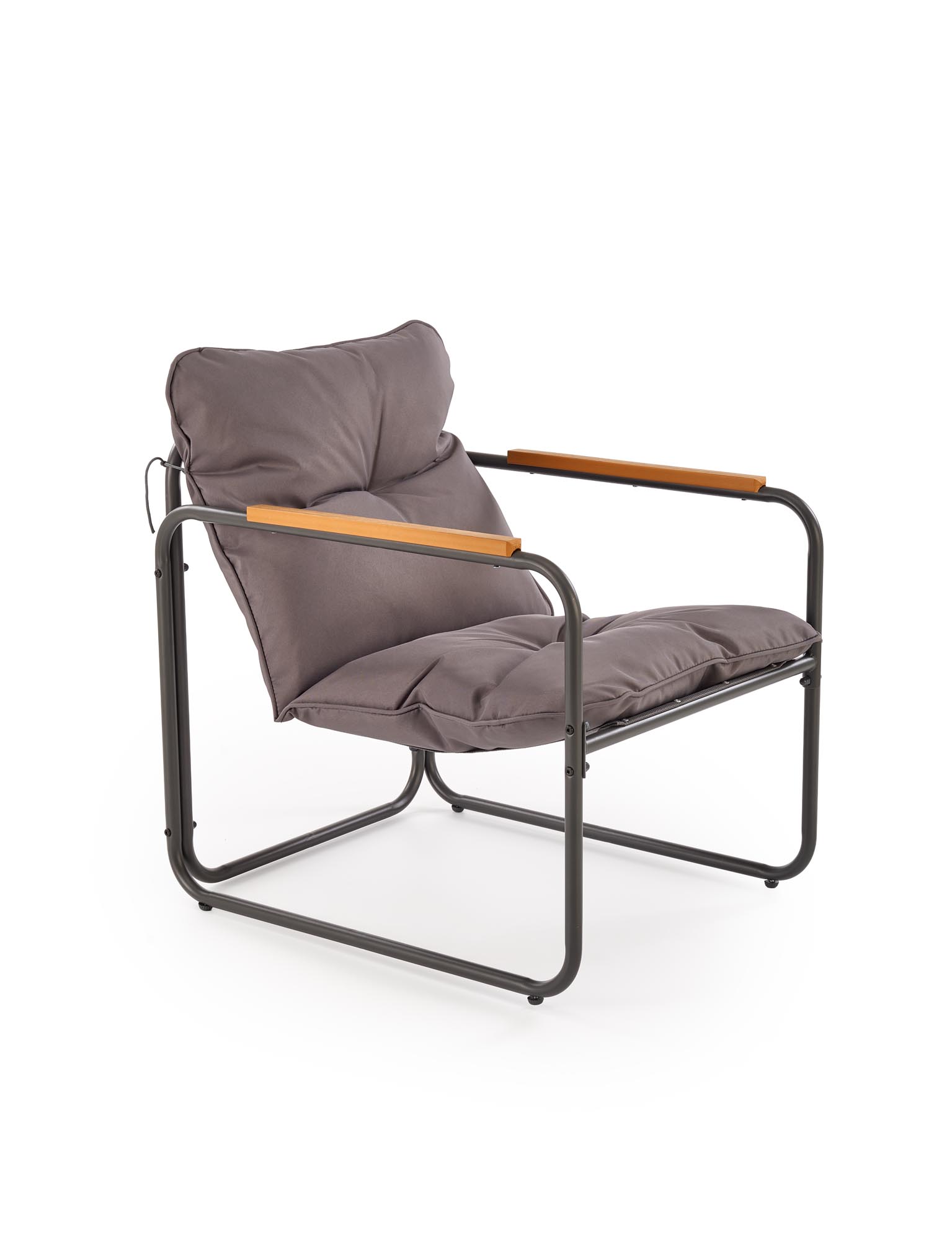 HUDSON garden set ( sofa, chair 2x, c. table ), grey / brown - slika 3