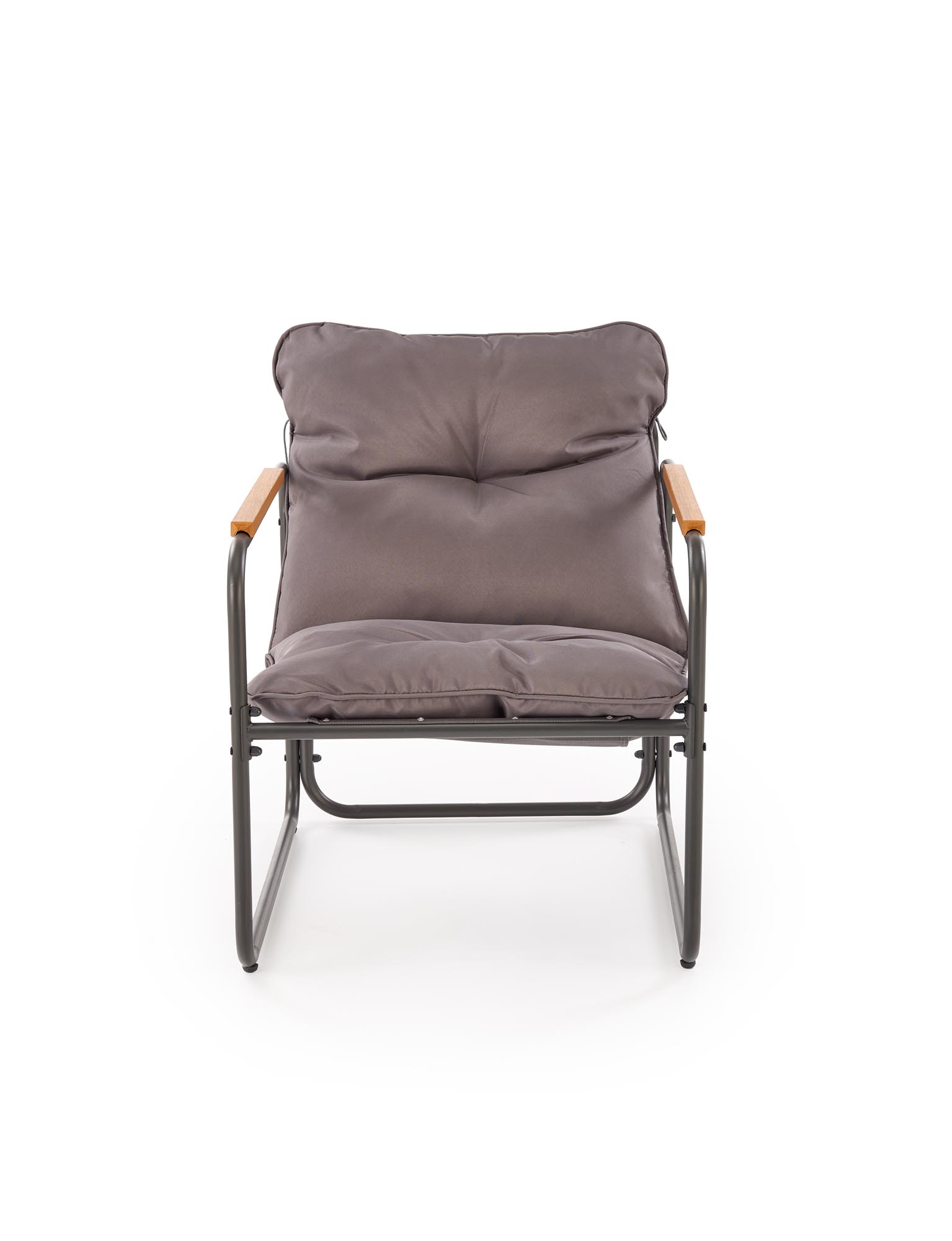 HUDSON garden set ( sofa, chair 2x, c. table ), grey / brown - slika 9