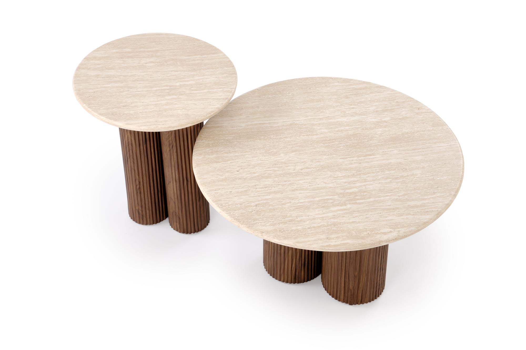 DOROTEA_S c.table travertine / walnut - slika 15