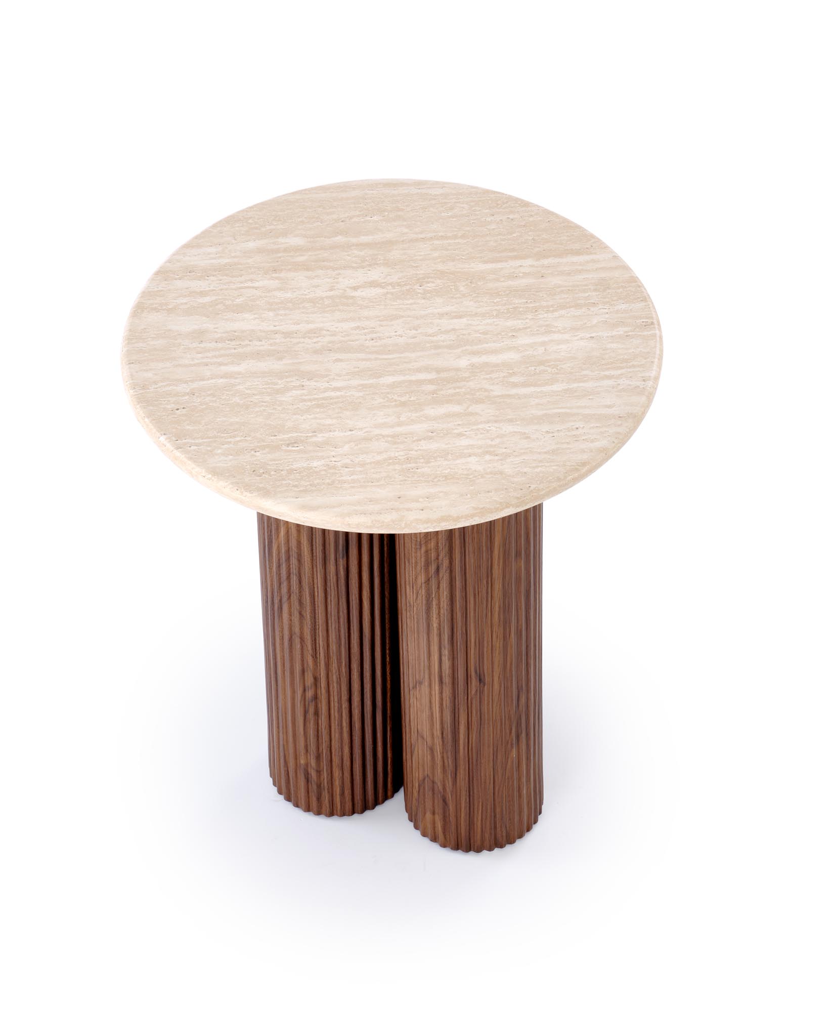 DOROTEA_S c.table travertine / walnut - slika 8