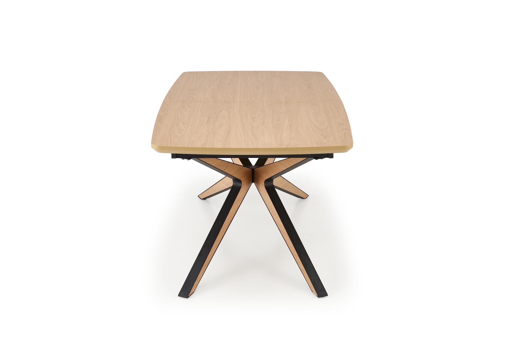 JAMES extension table, natural / black - slika 10