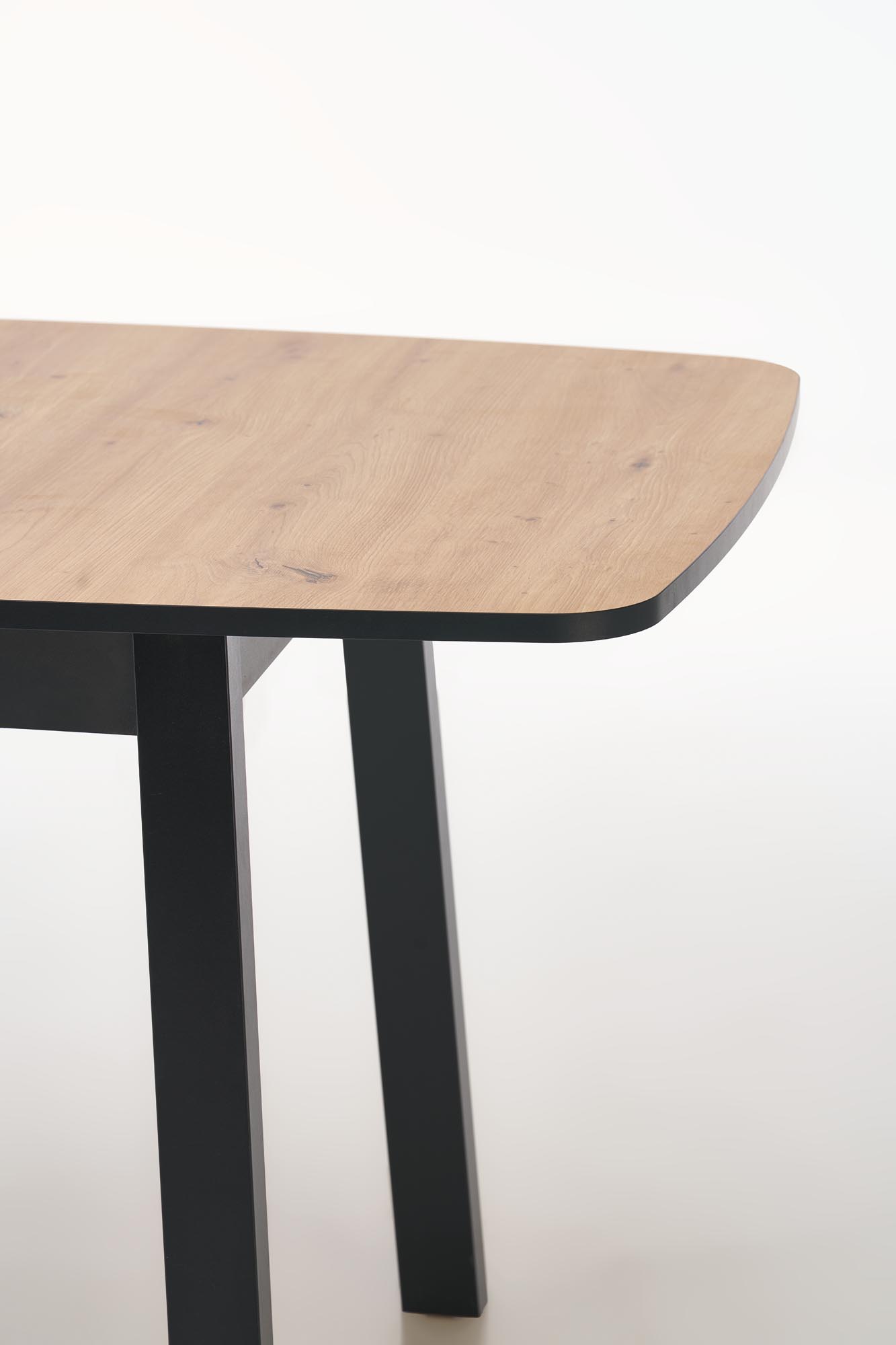 BARRIL extension table, color: artisan oak / black - slika 10