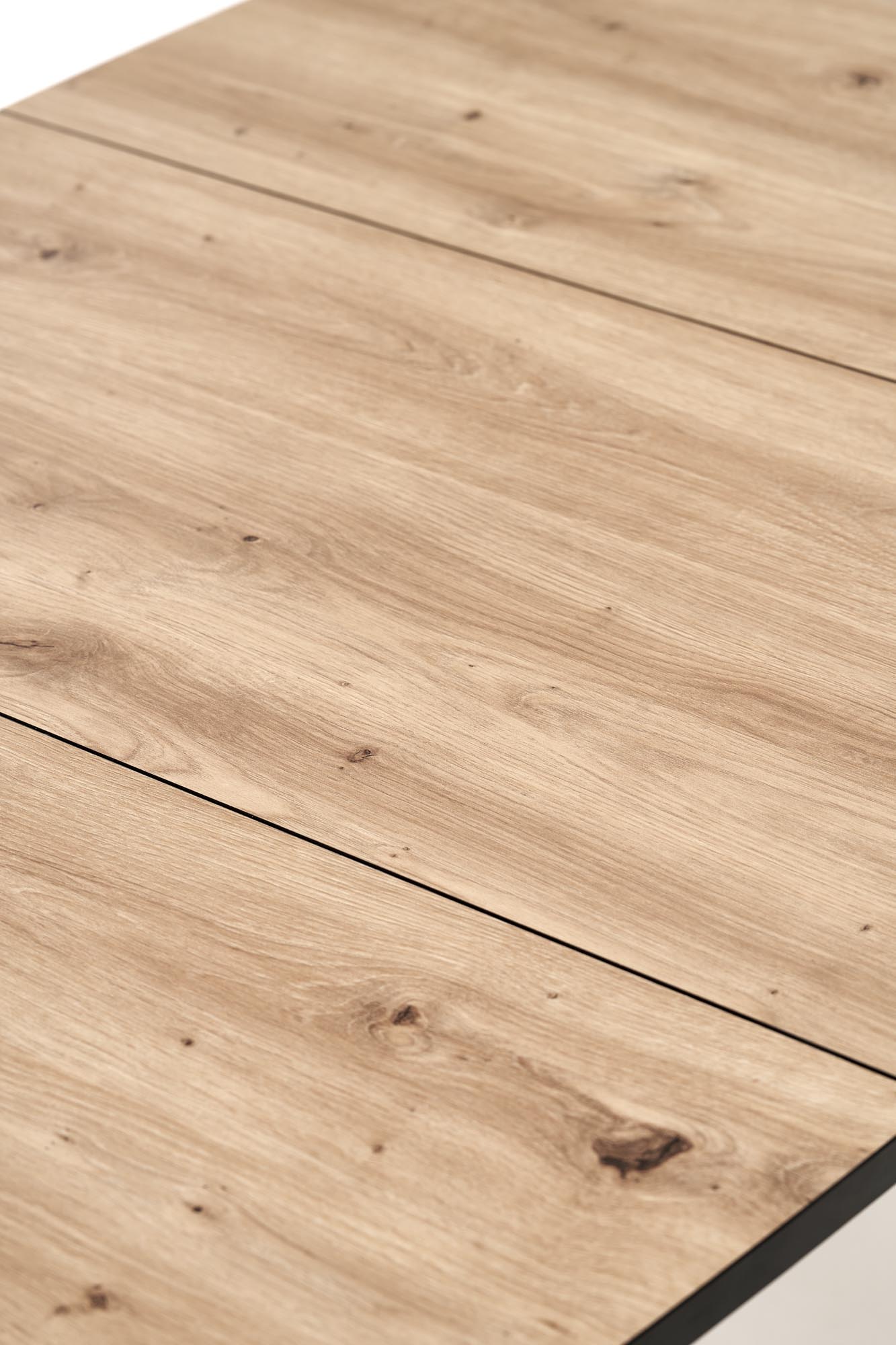 BARRIL extension table, color: artisan oak / black - slika 9